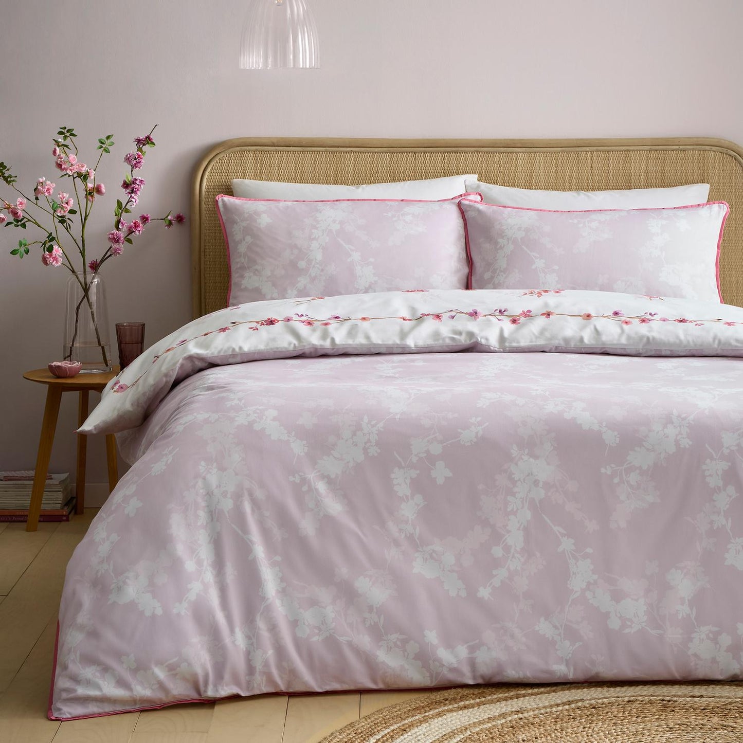 Blossom Flower Berry 100% Cotton Reversible Duvet Set