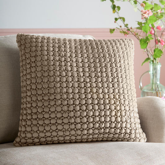 Bobble Natural Large Cushion (55cm x 55cm)