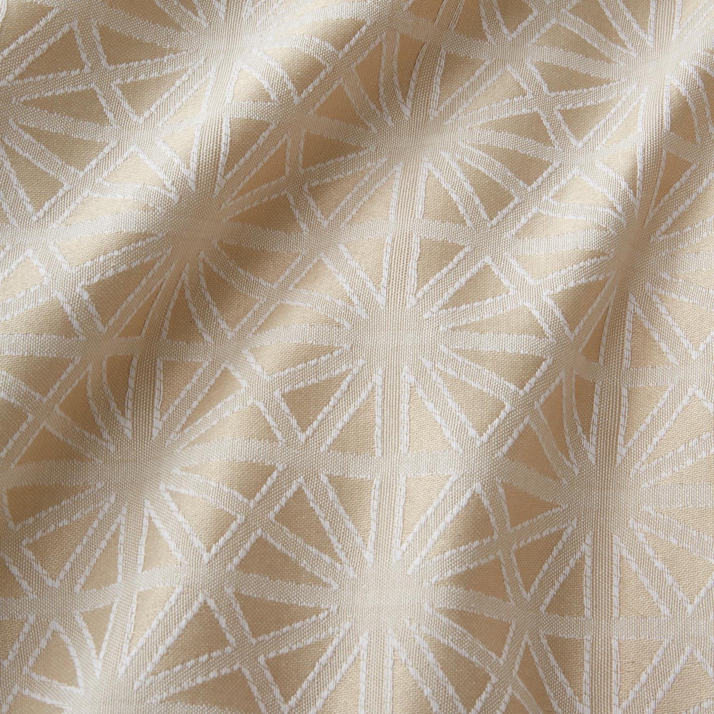 Geo Natural Cream Jacquard Duvet Set