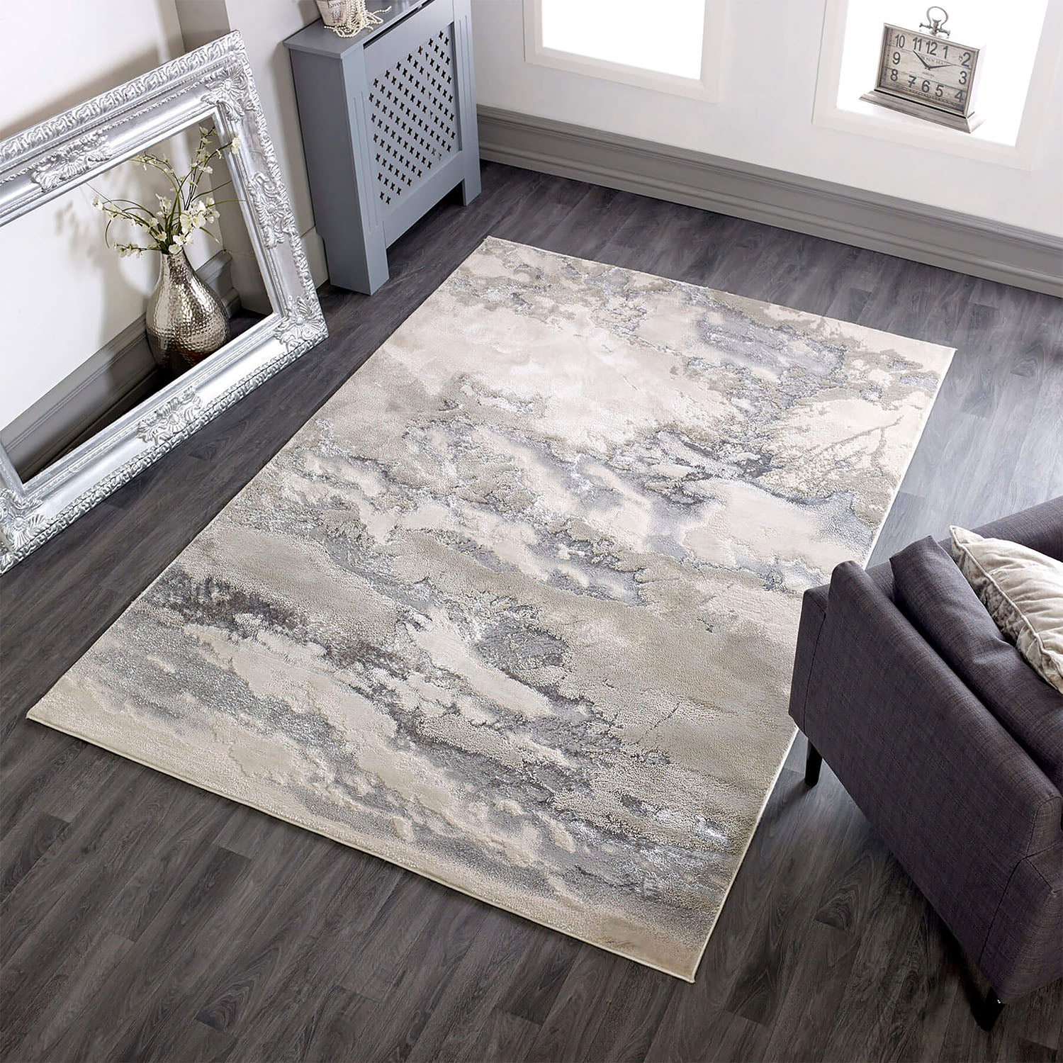 Aurora Grey AU02 Cloud Rug – Julian Charles Home