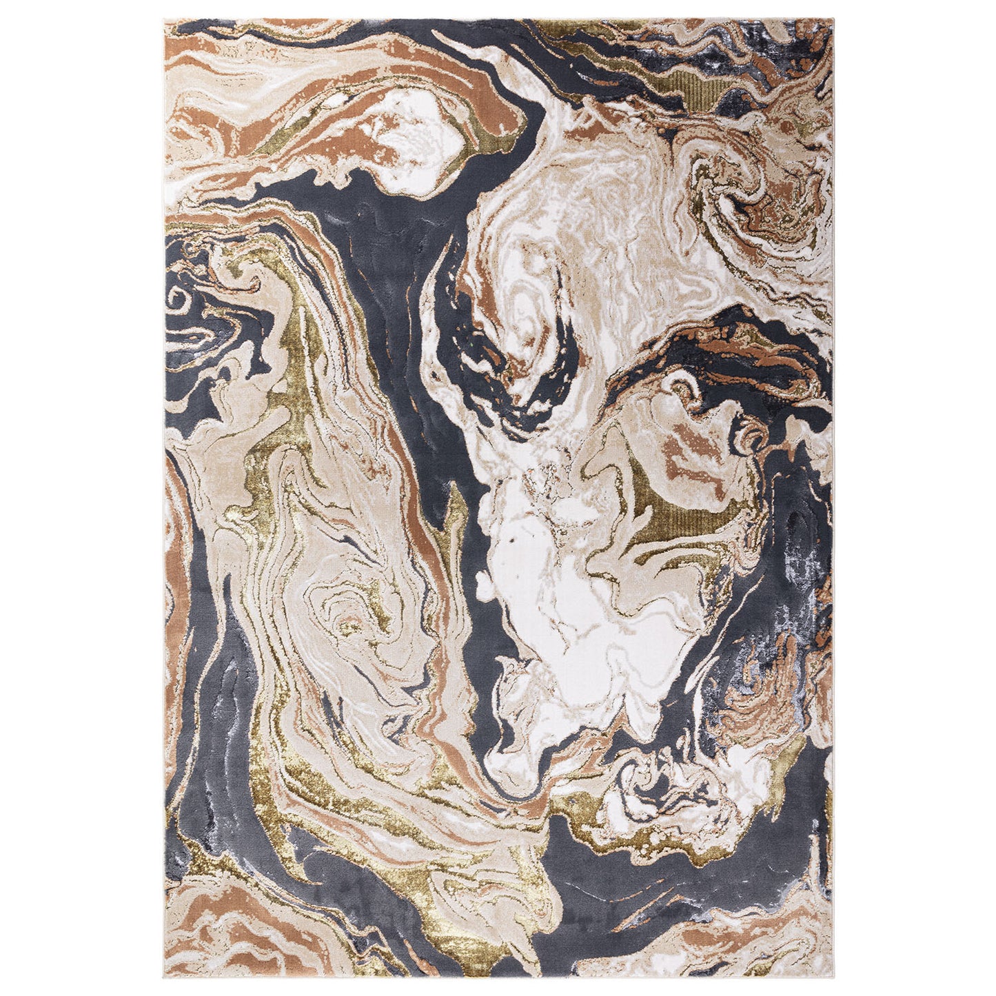 Aurora Gold AU08 Marble Rug