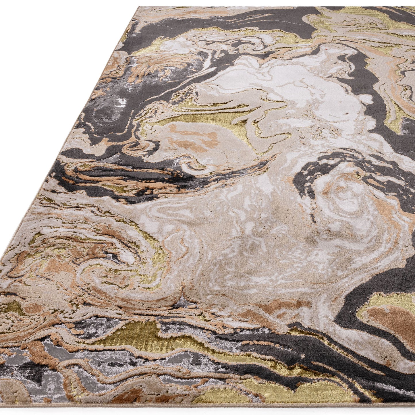 Aurora Gold AU08 Marble Rug