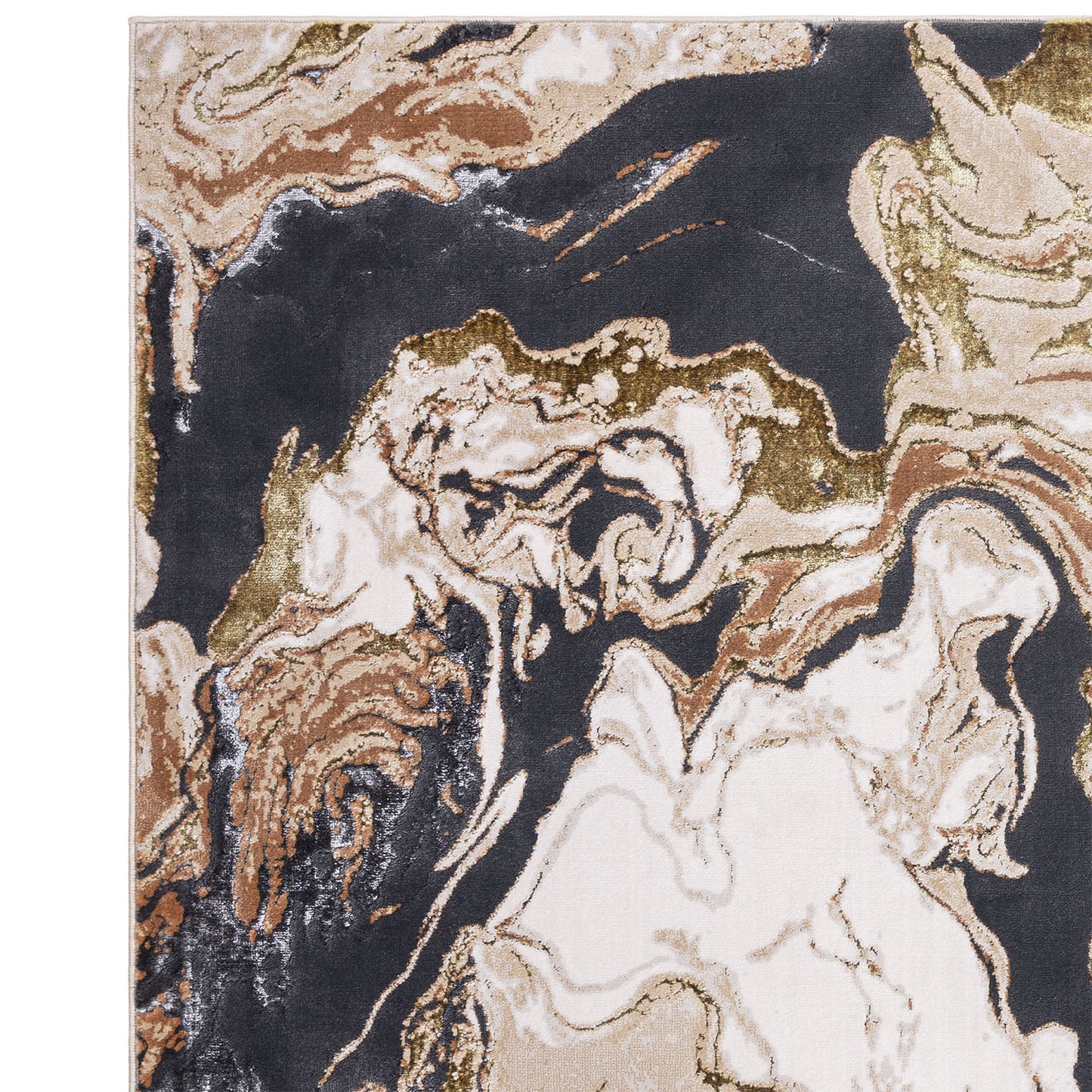 Aurora Gold AU08 Marble Rug