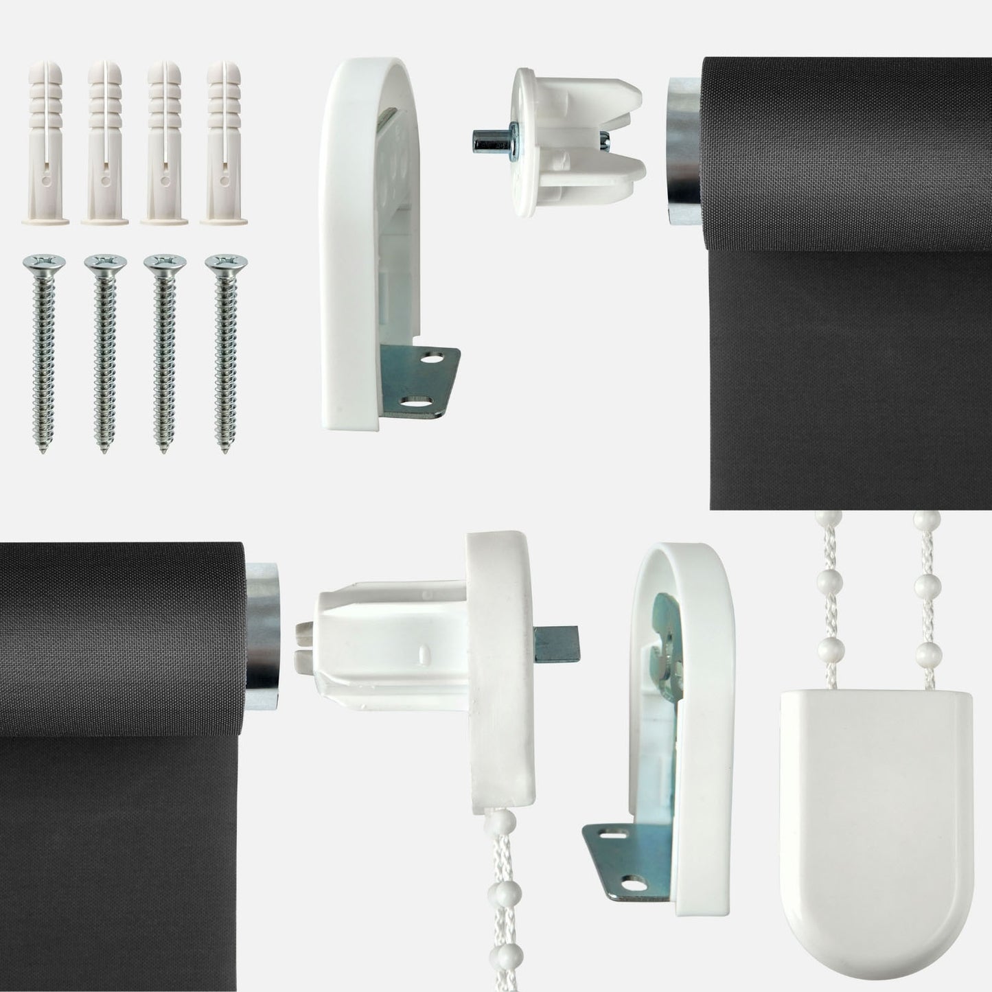 Black Blackout Roller Blind