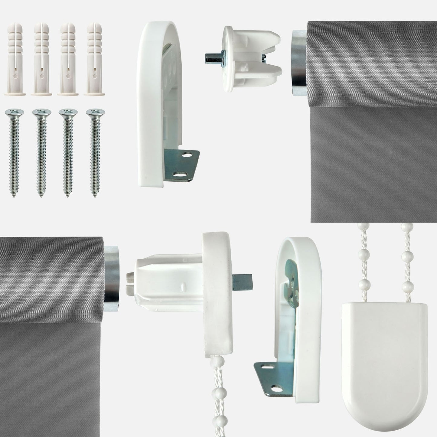 Charcoal Grey Blackout Roller Blind