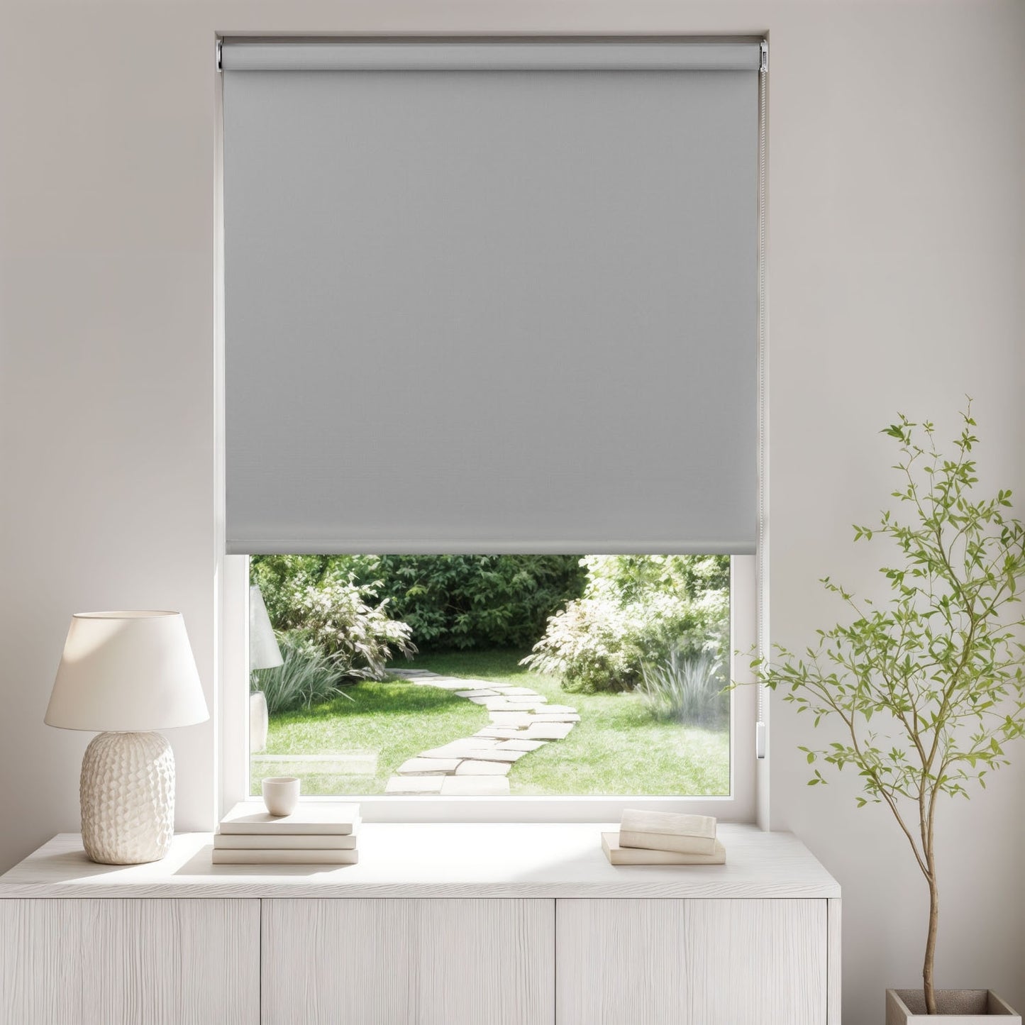 Grey Blackout Roller Blind