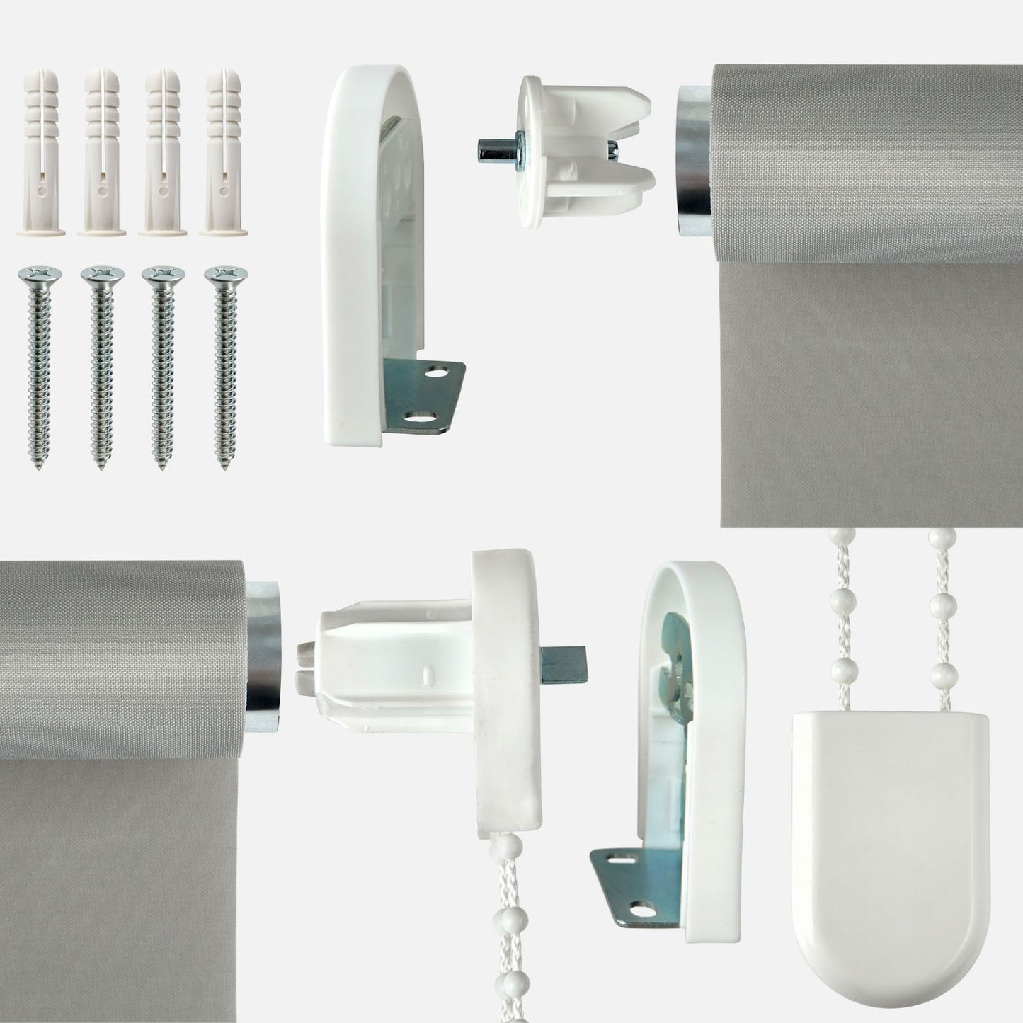 Grey Blackout Roller Blind