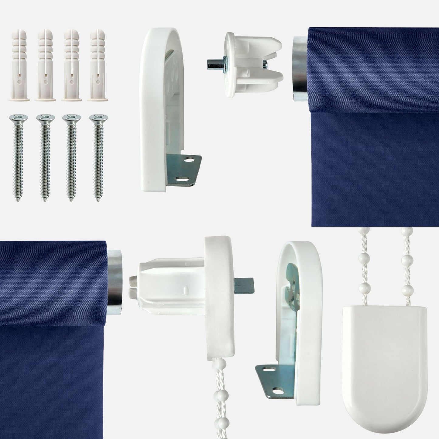 Navy Blue Blackout Roller Blind