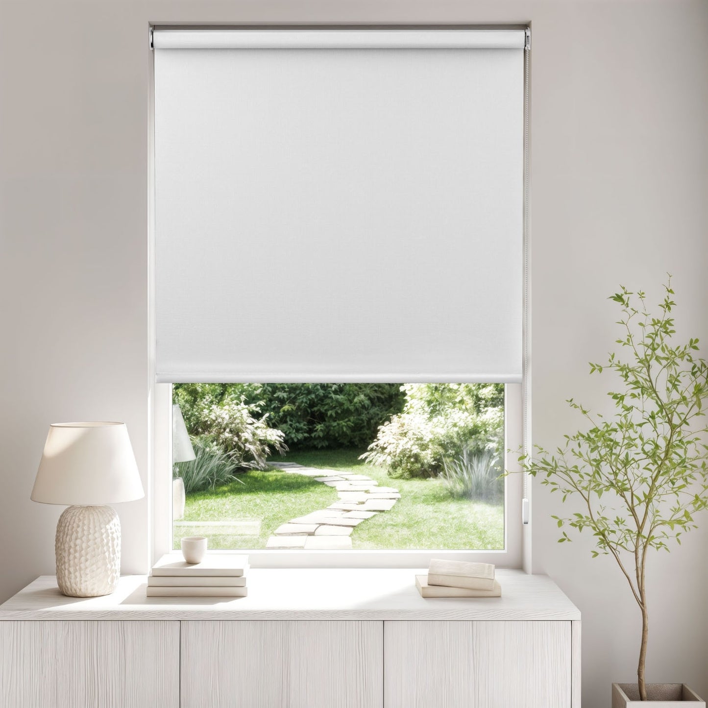 White Blackout Roller Blind