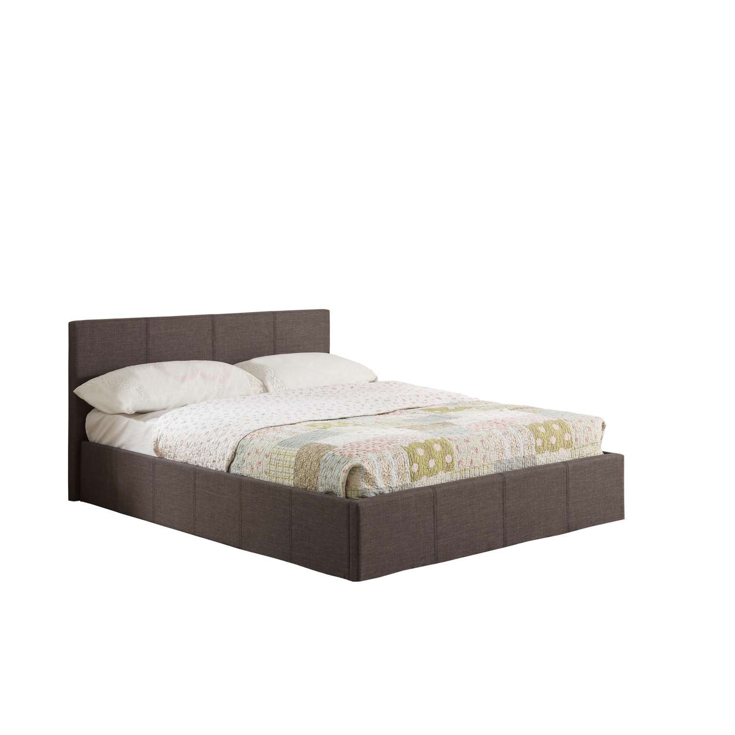 Berlin Grey Fabric Ottoman Bed