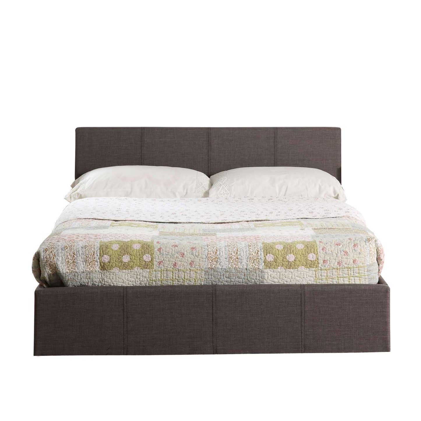 Berlin Grey Fabric Ottoman Bed