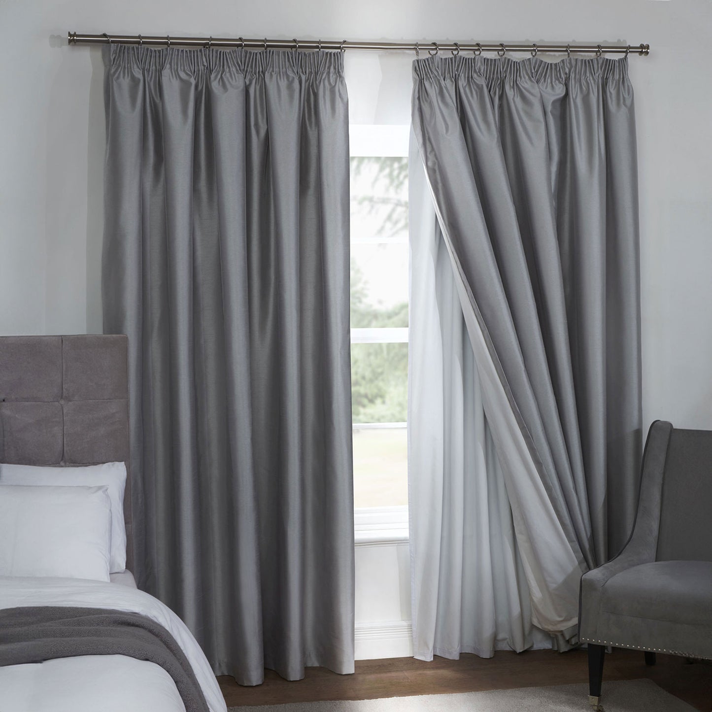 Total Blackout Pencil Pleat Curtain Linings