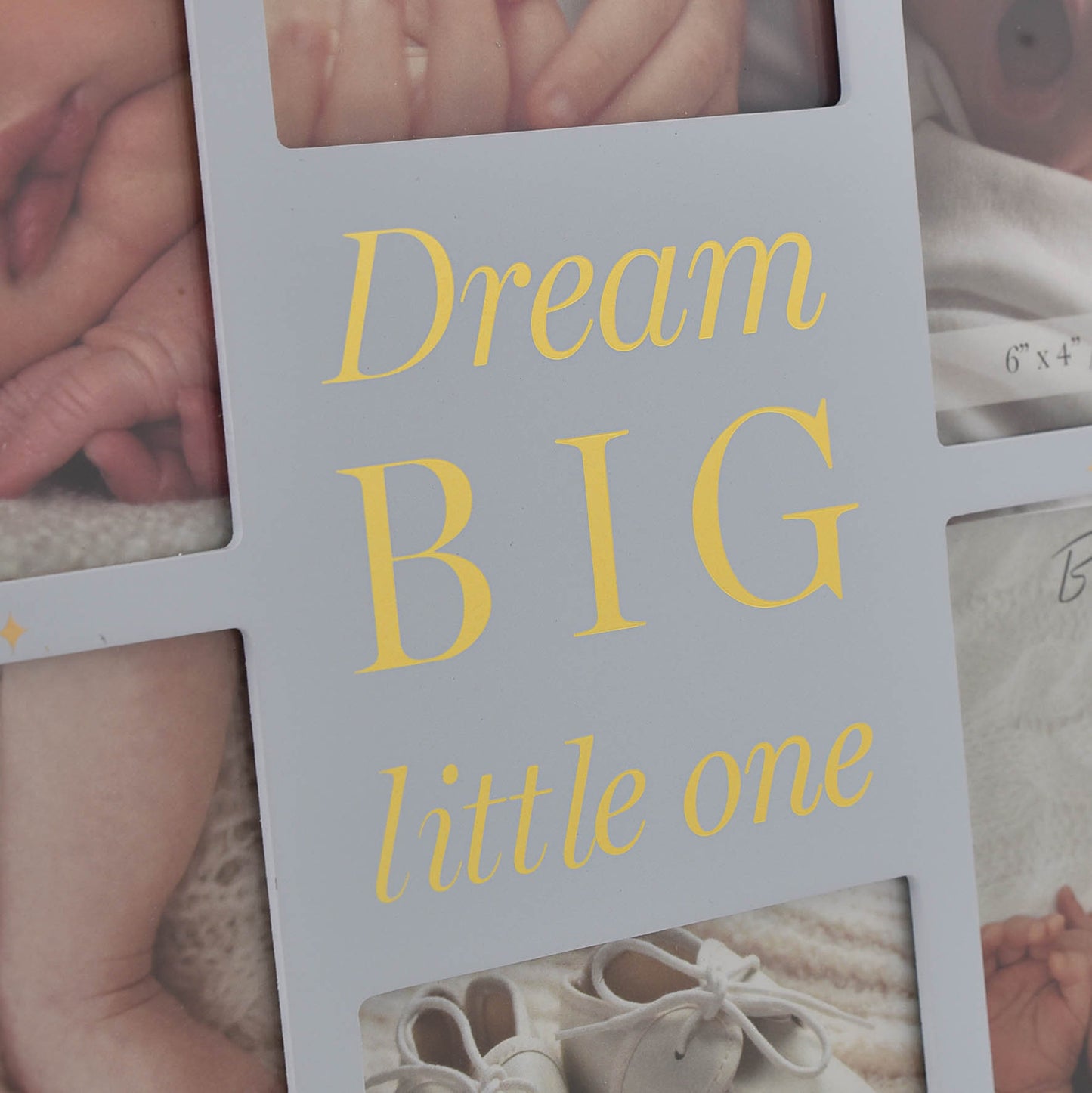 Bambino Dream Big Blue Wooden Collage Photo Frame (32cm x 32cm)