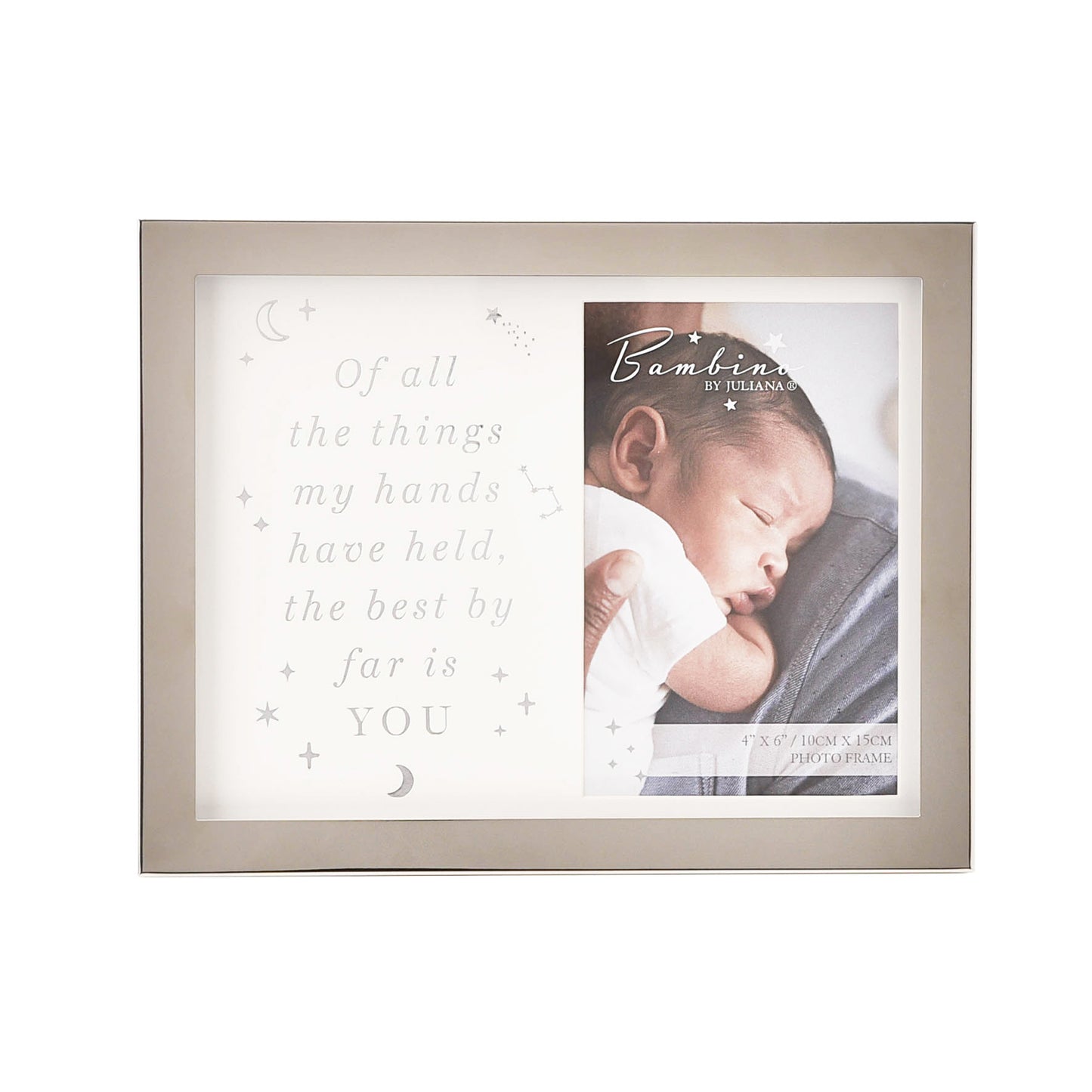 Bambino All The Things Metal Plated Photo Frame (4"x6")