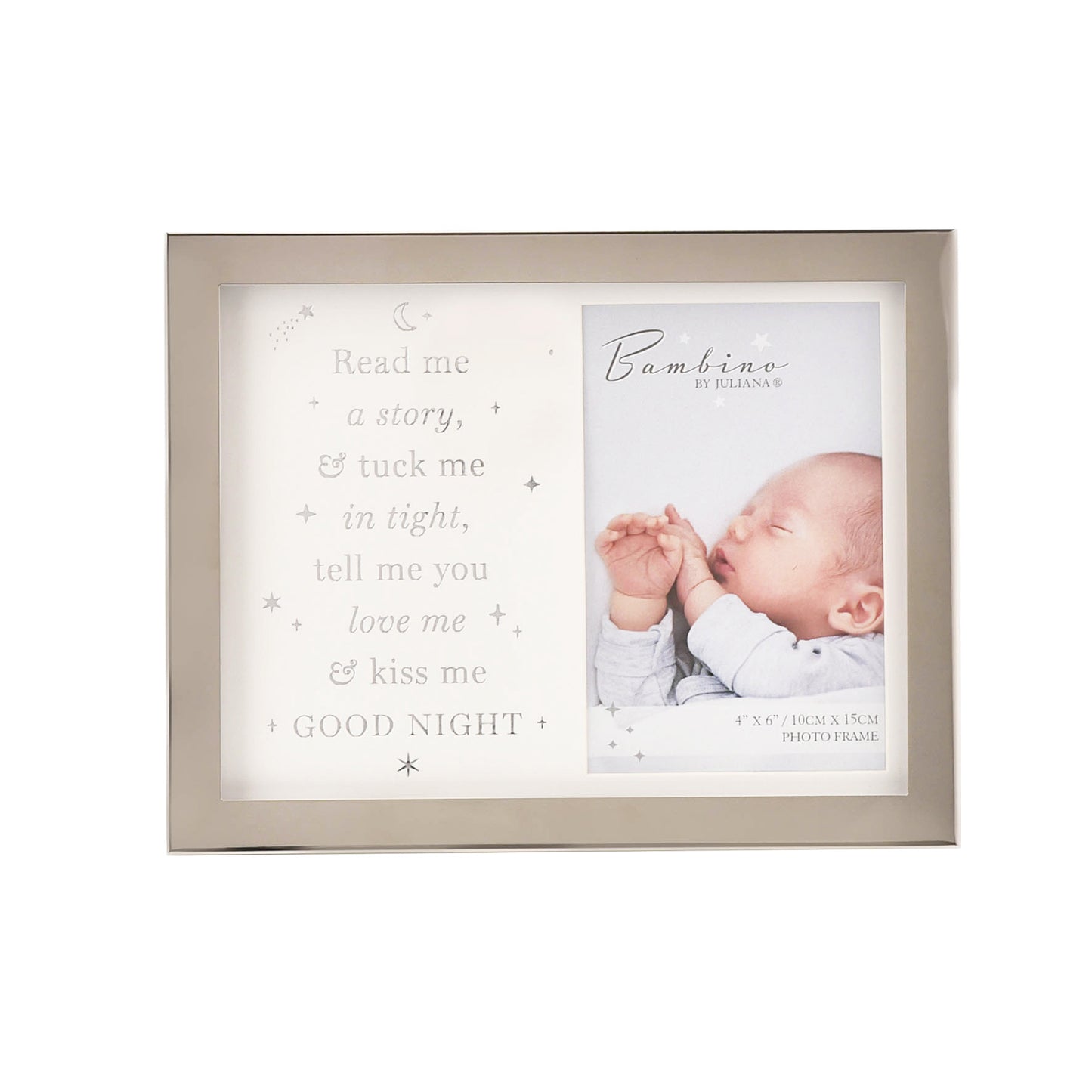 Bambino Read Me A Story Metal Plated Photo Frame (4"x6")