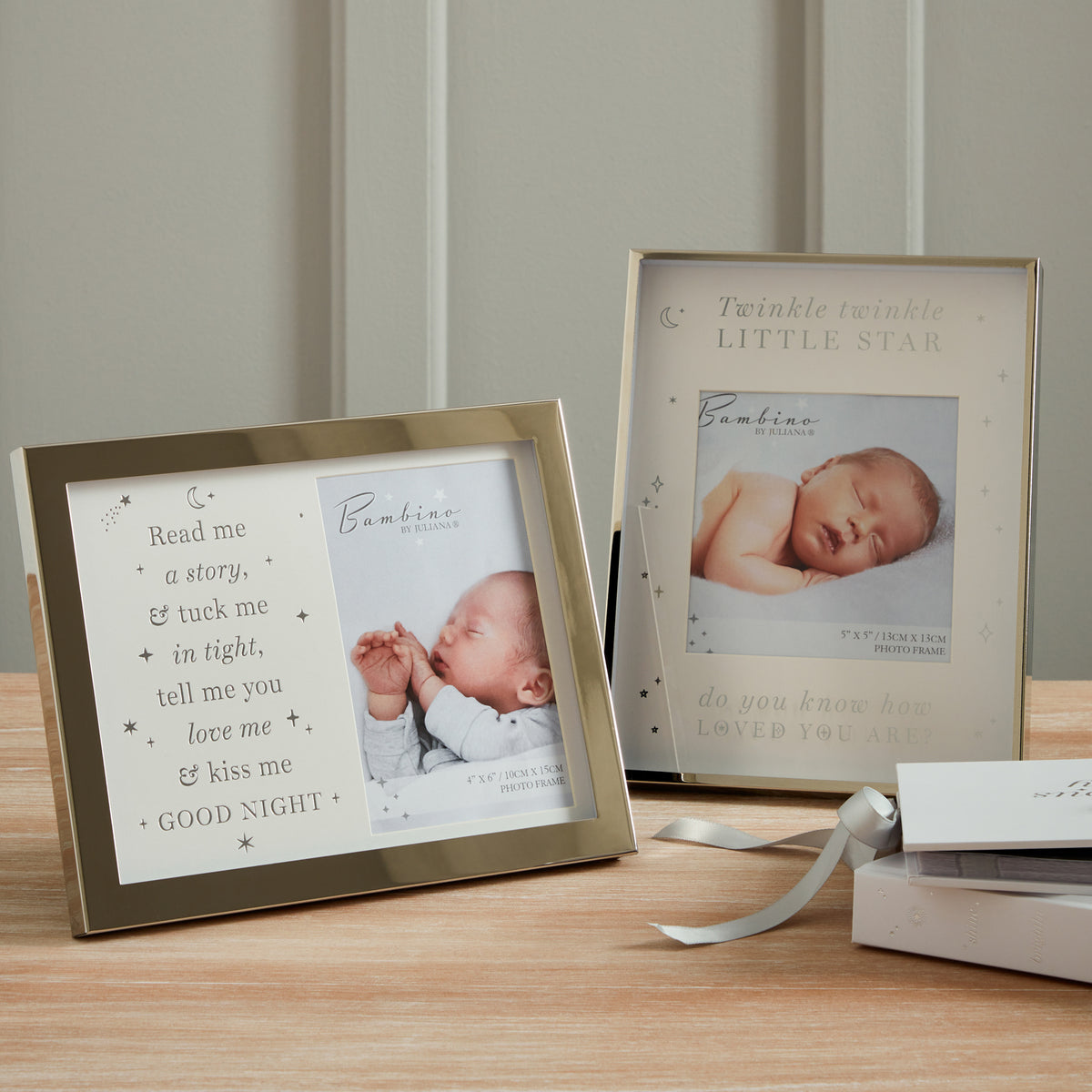 Bambino Read Me Story Metal Plated Photo Frame