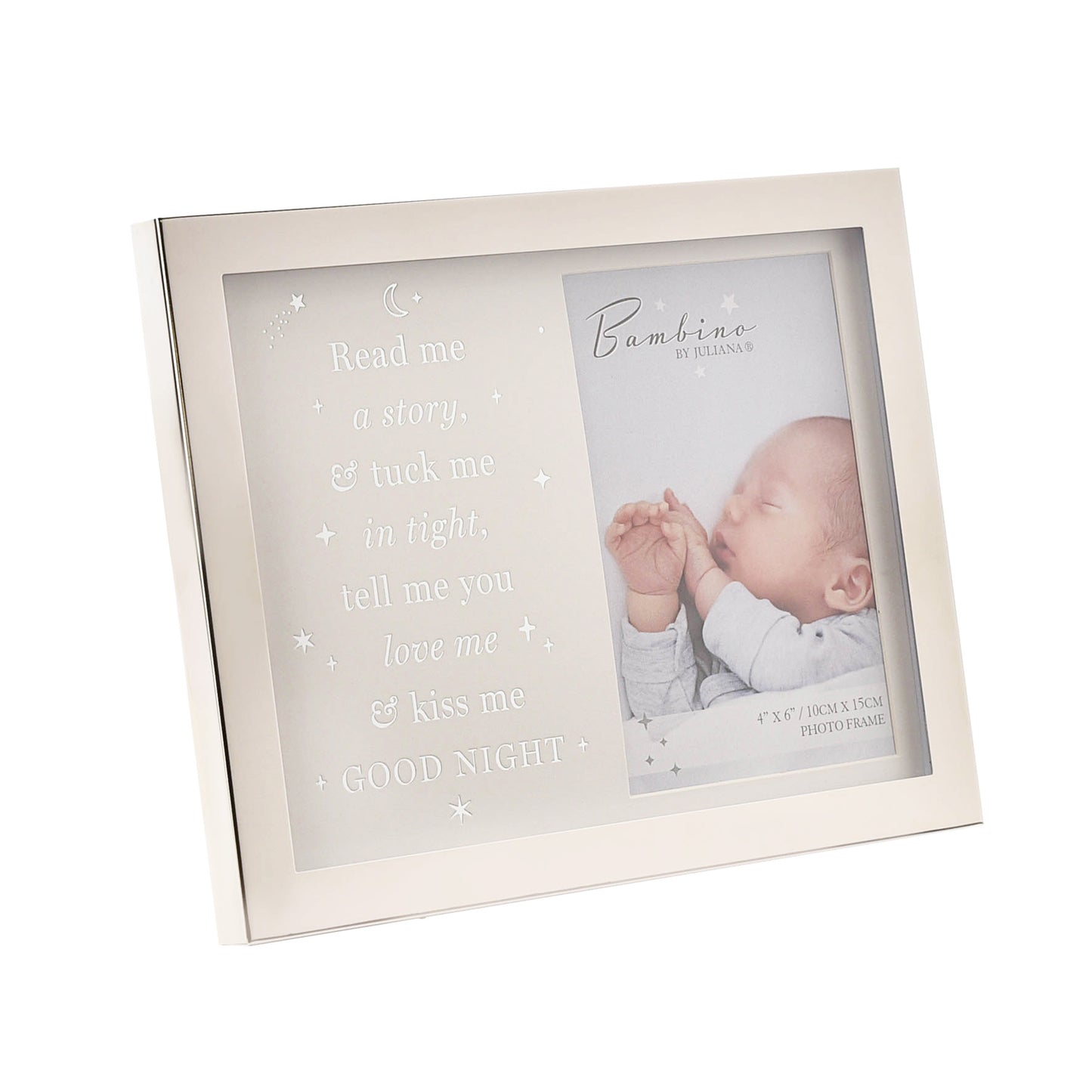 Bambino Read Me A Story Metal Plated Photo Frame (4"x6")