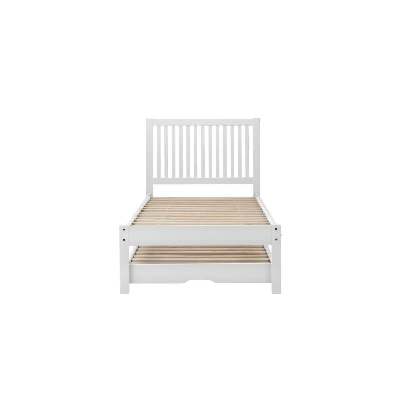 Buxton White Trundle Bed Frame - Single