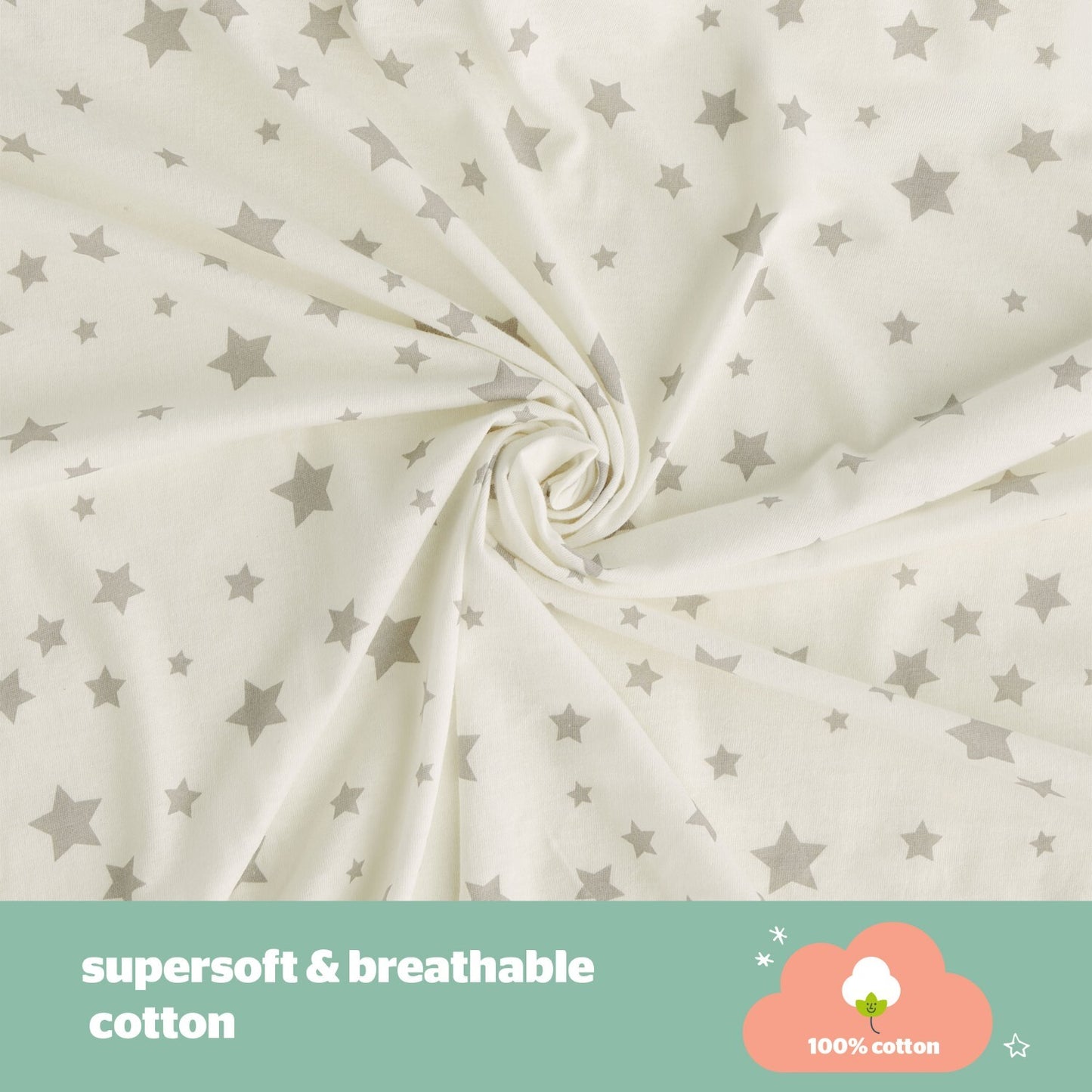 Silentnight Safe Nights Grey Baby 2.5 Tog Sleeping Bag