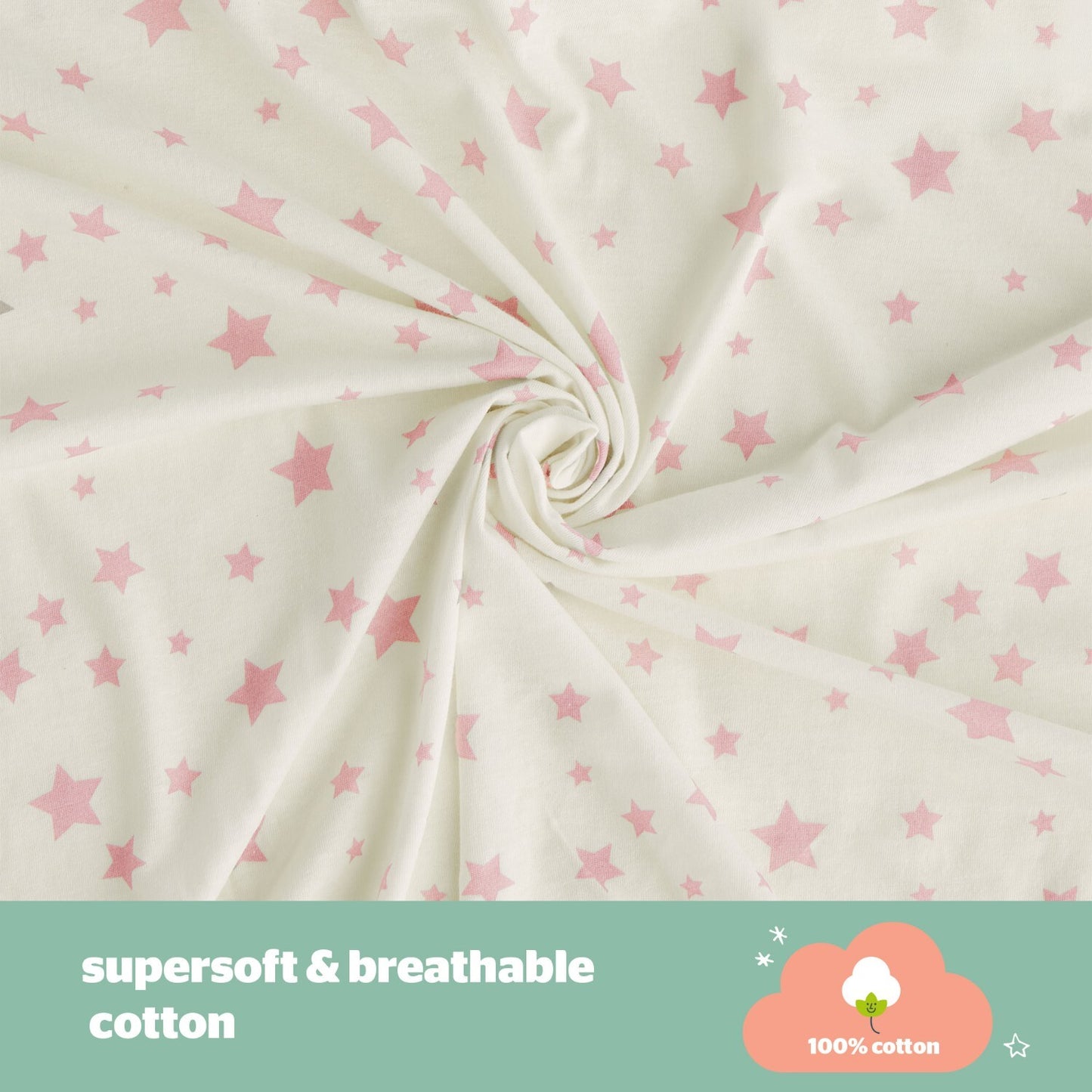 Silentnight Safe Nights Pink Baby 2.5 Tog Sleeping Bag