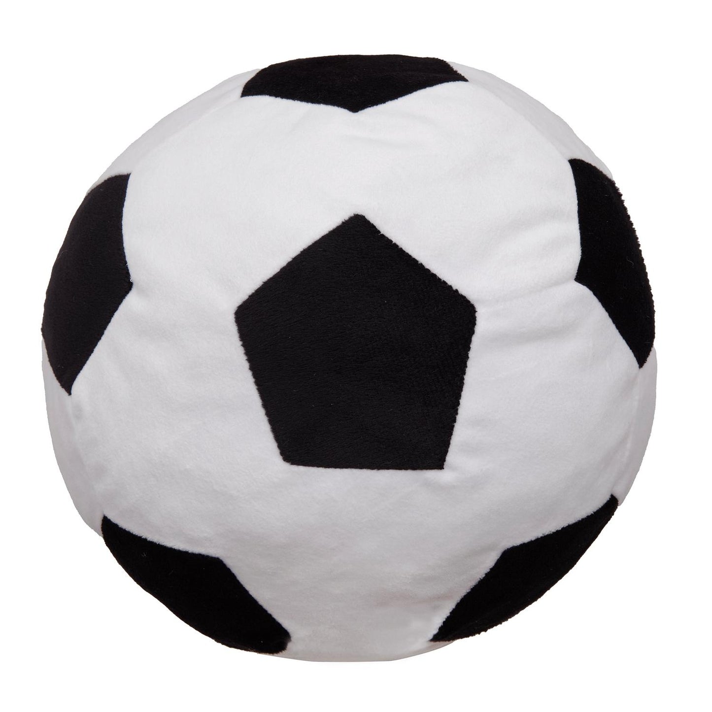 Black White Football Cushion