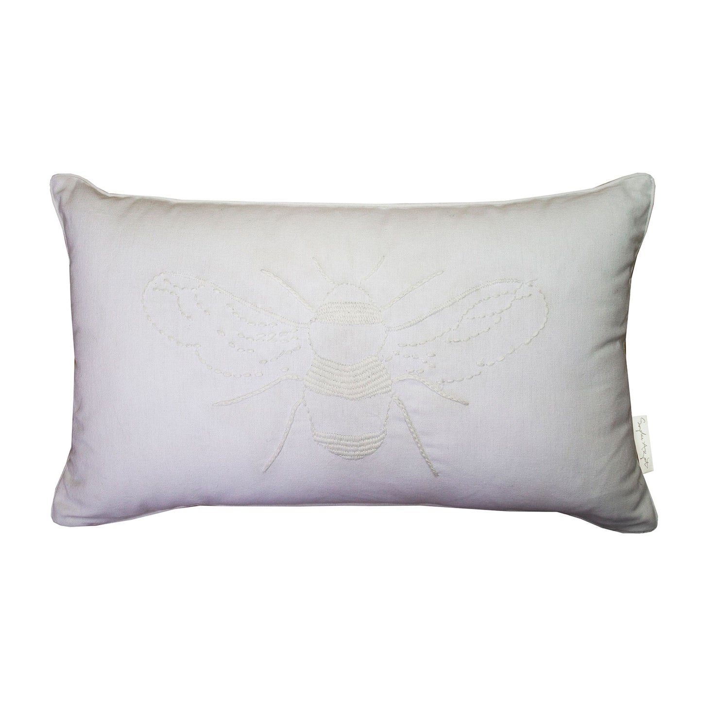Sophie Allport Bee White Feather Cushion (30cm x 50cm)