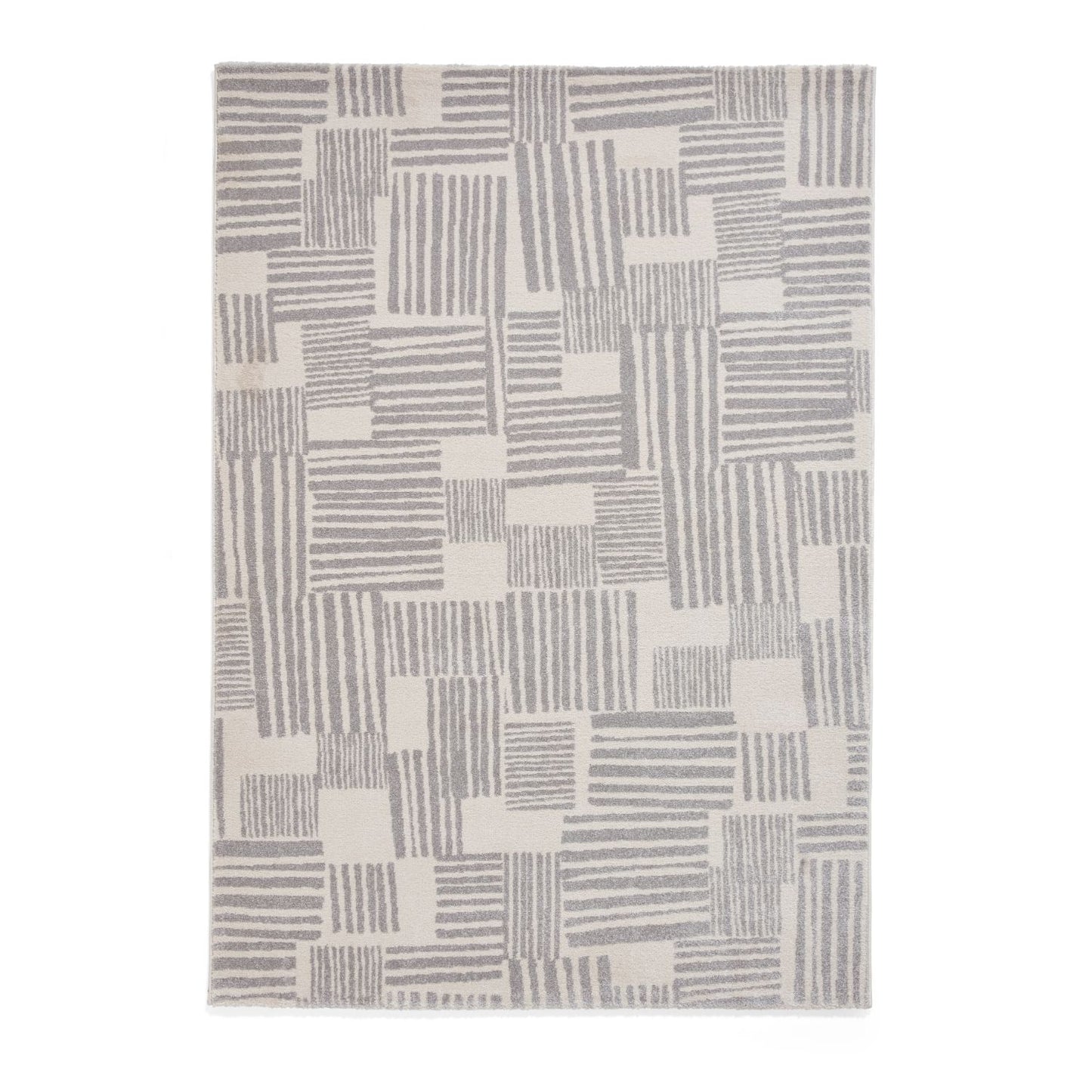 Catherine Lansfield Blocks Grey Rug