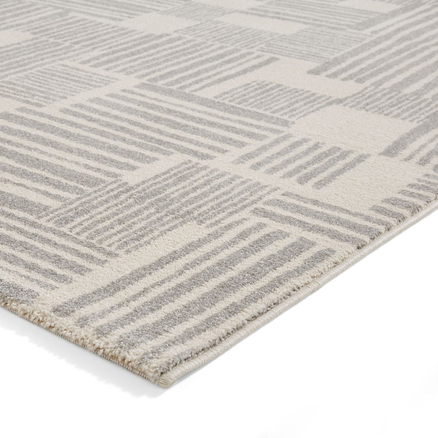 Catherine Lansfield Blocks Grey Rug