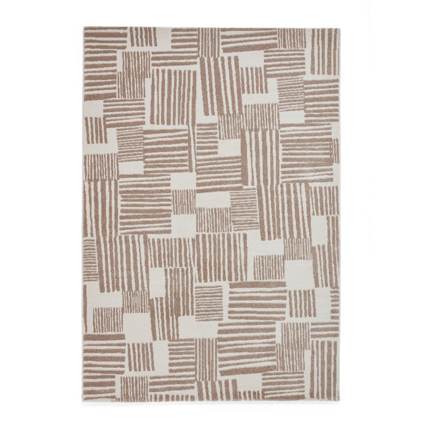 Catherine Lansfield Blocks Natural Rug