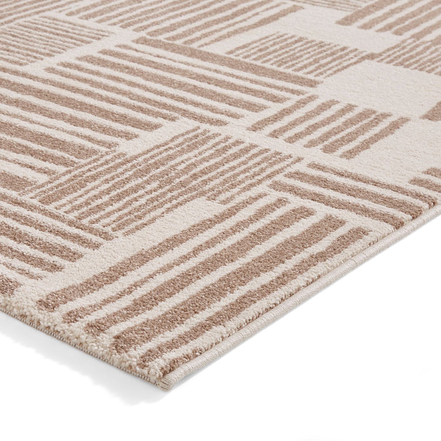 Catherine Lansfield Blocks Natural Rug