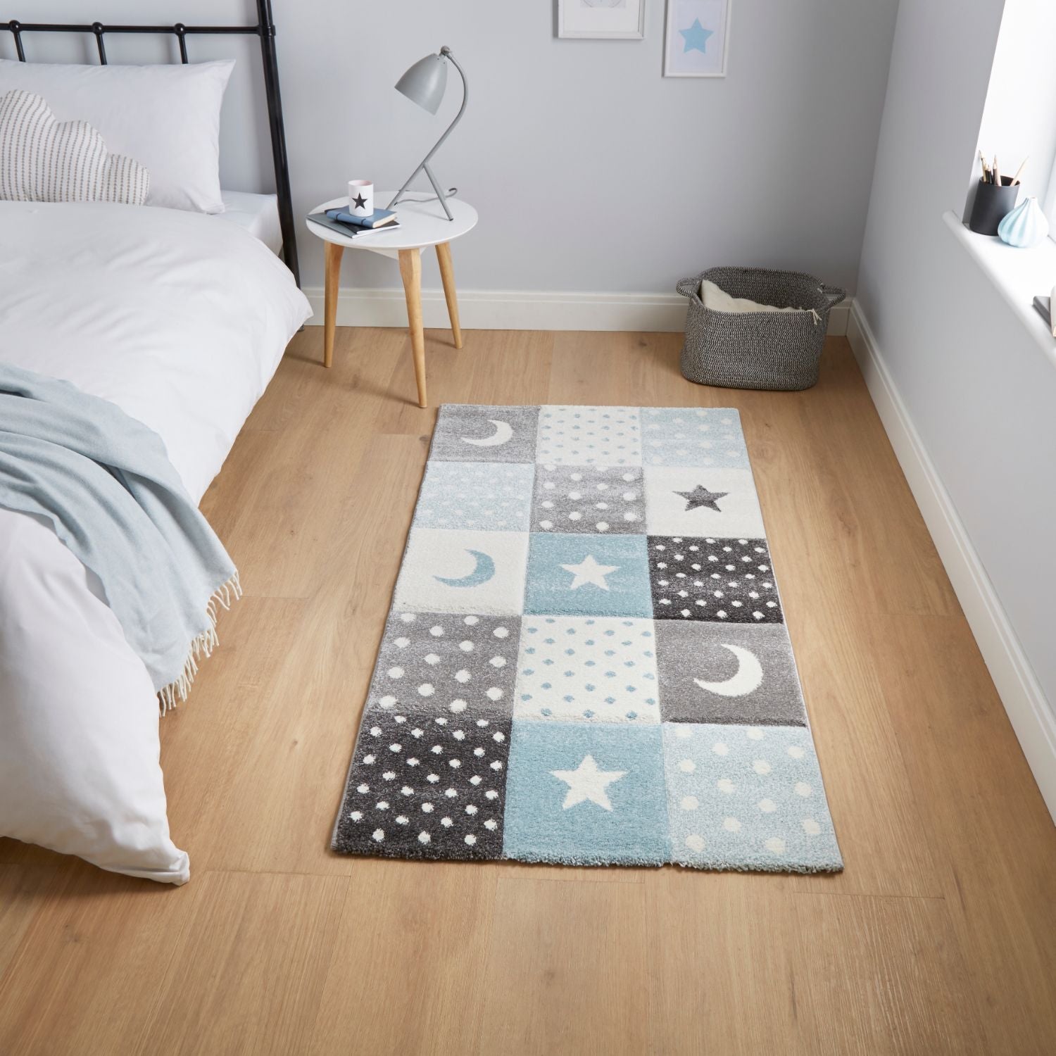 Brooklyn Blue Patchwork 20340 Kids Rug | 60x120, 80x150, 120x170 ...