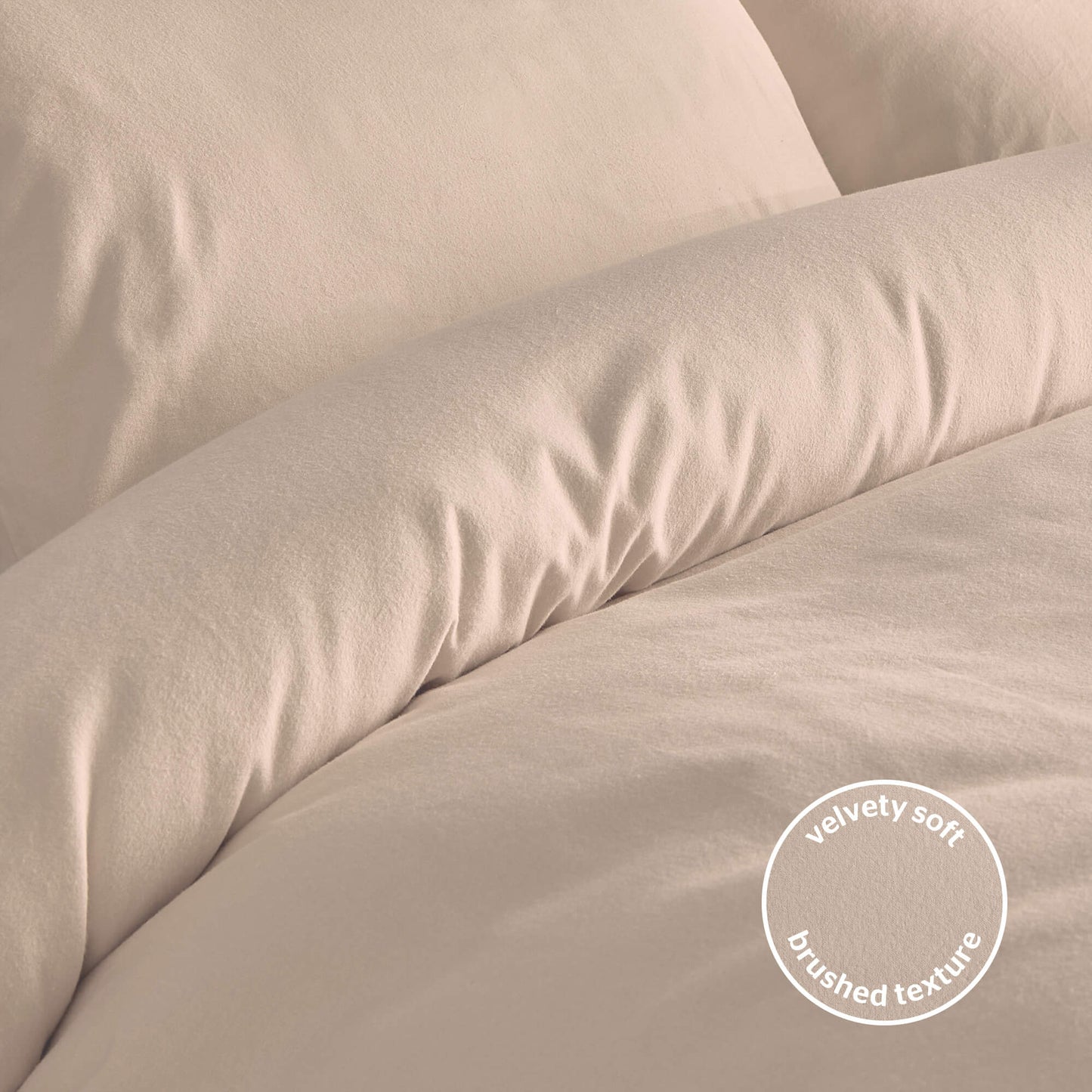 Silentnight Natural Brushed Cotton Duvet Set