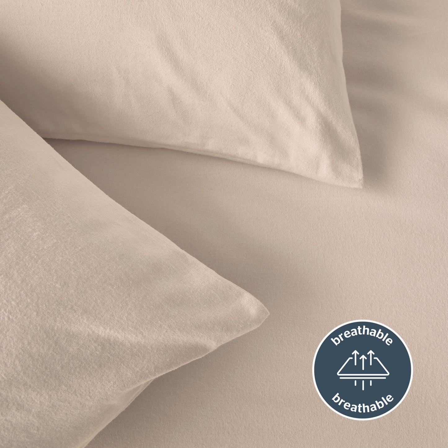 Silentnight Natural Brushed Cotton Duvet Set