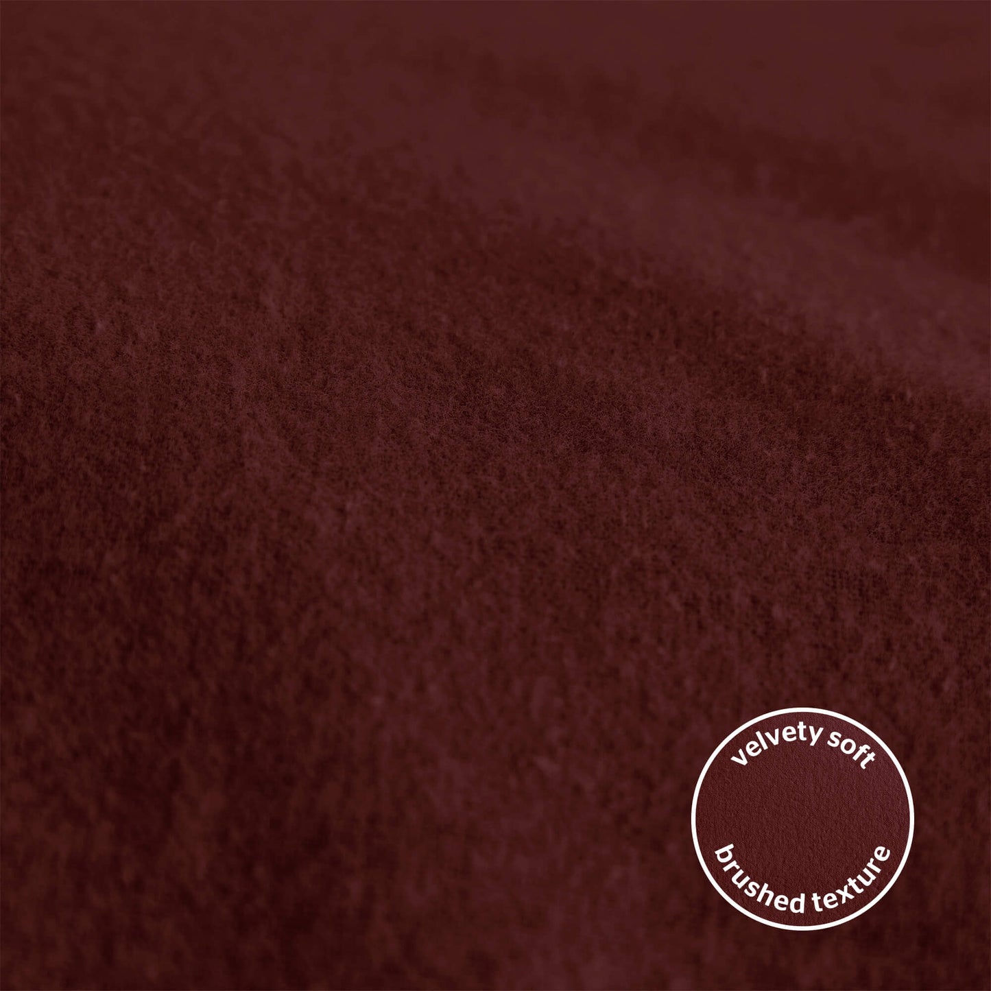 Silentnight Brushed Cotton Burgundy Pillowcase Pair