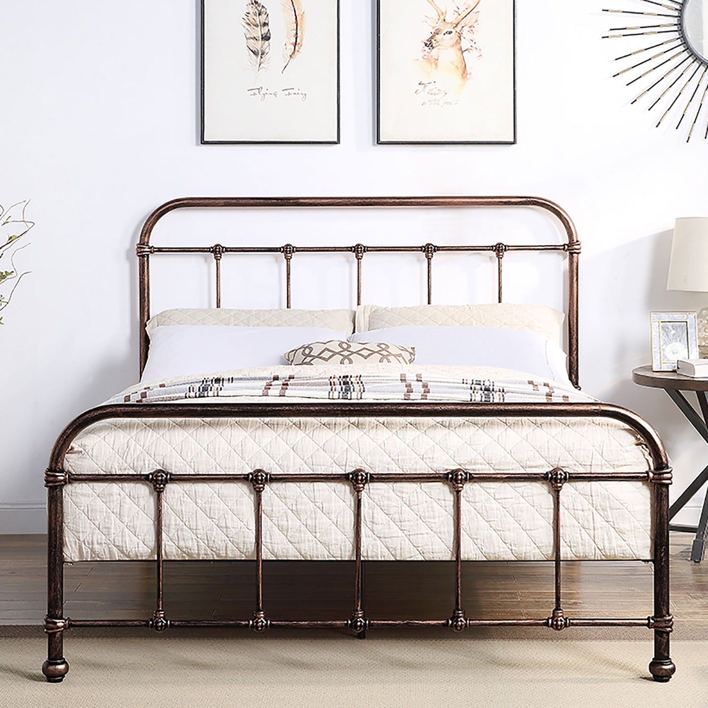 Burford Copper Victorian Metal Bed