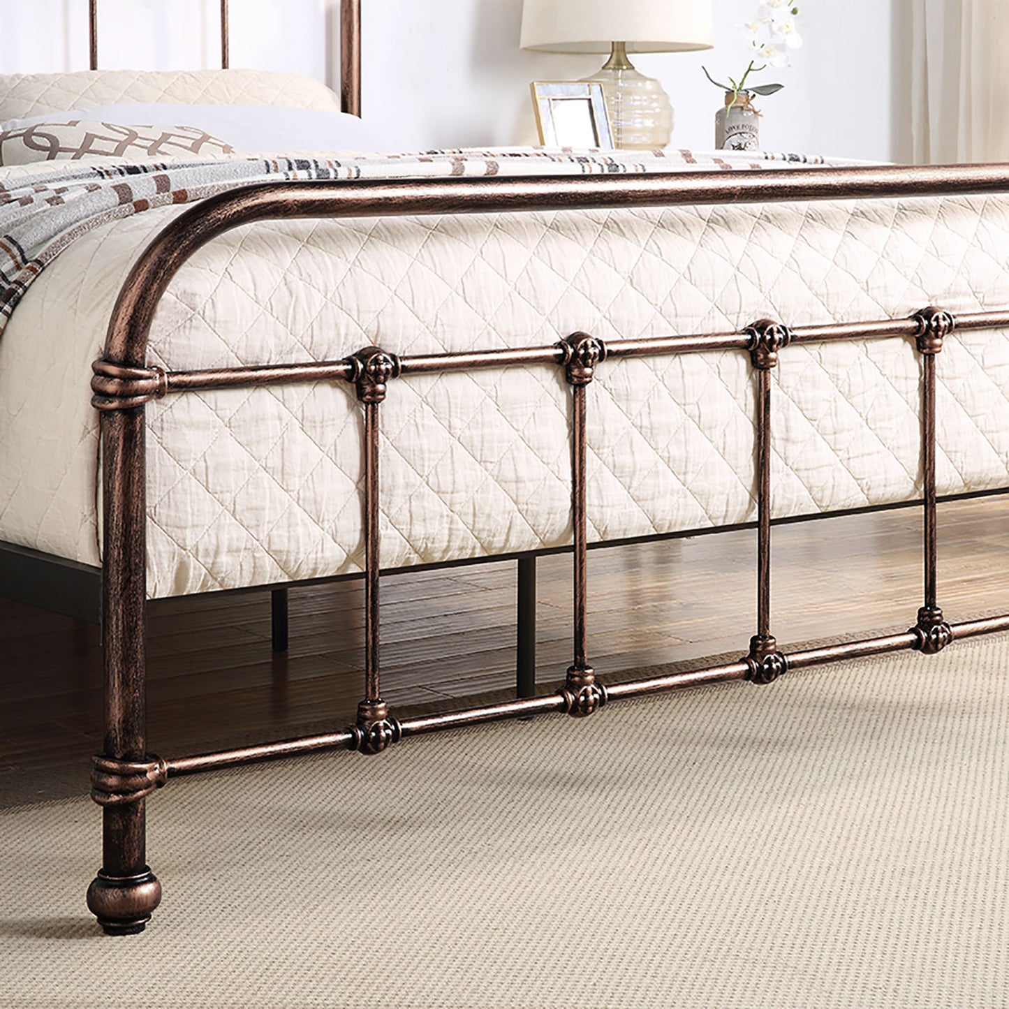 Burford Copper Victorian Metal Bed