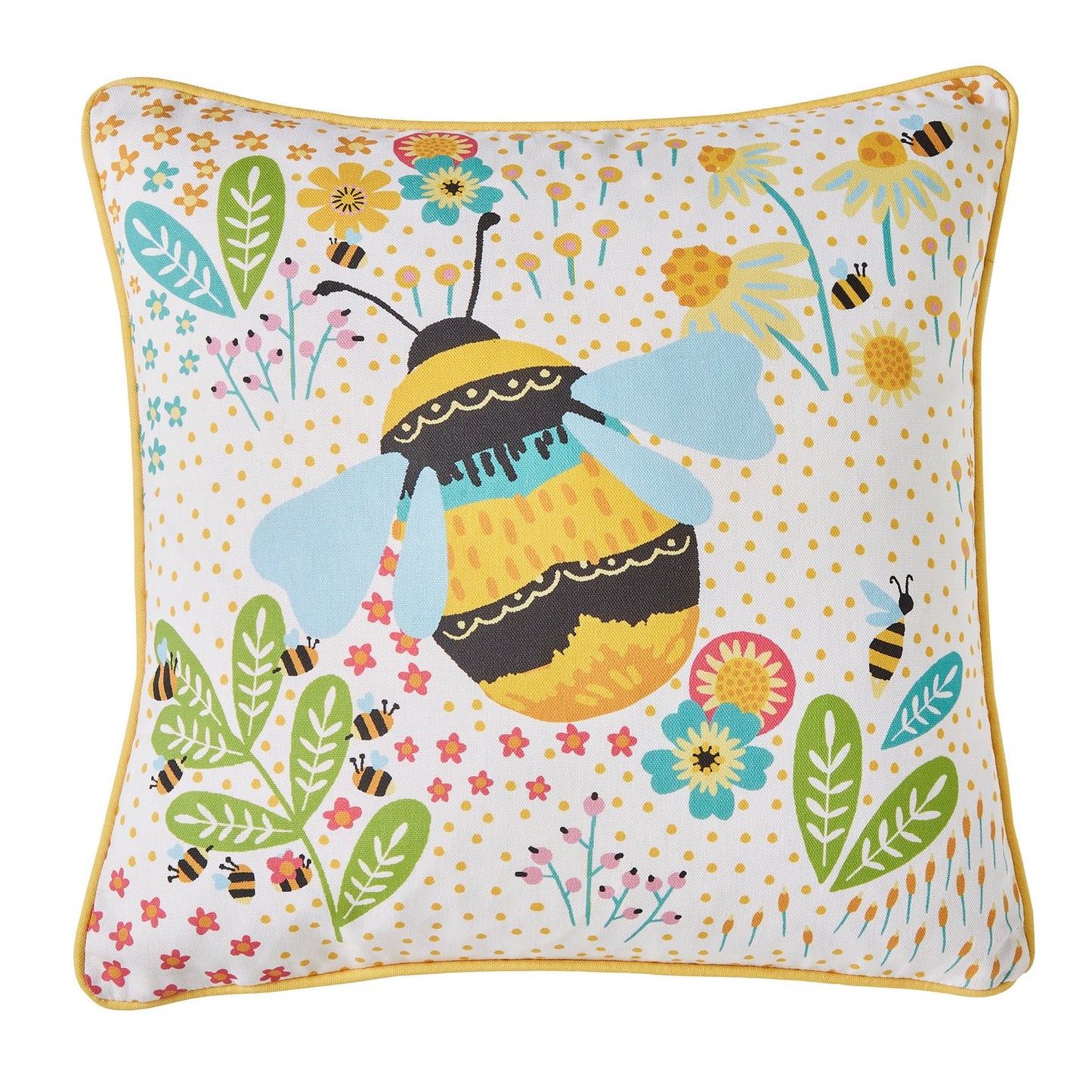 Buzzy Bee Outdoor Cushion (43cm x 43cm)