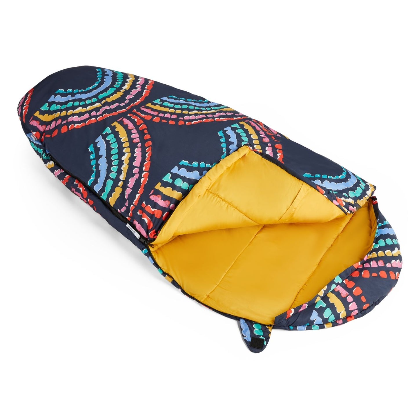 Silentnight Camping Collection Rainbow Print Kids Sleeping Bag