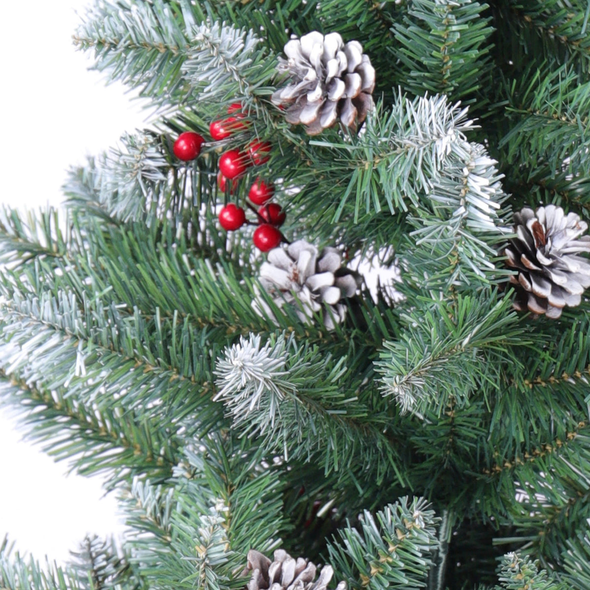 Dyed Christmas Tree Pine Cone Ornaments 30 Pack