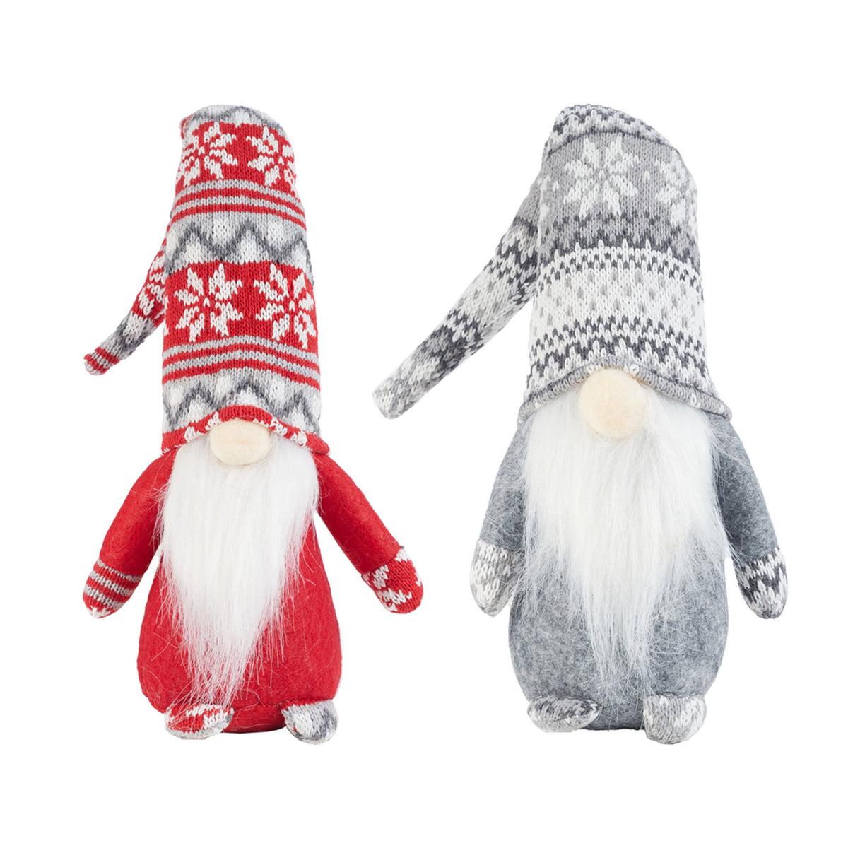 Plush Christmas Gnome Ornament 2 Pack