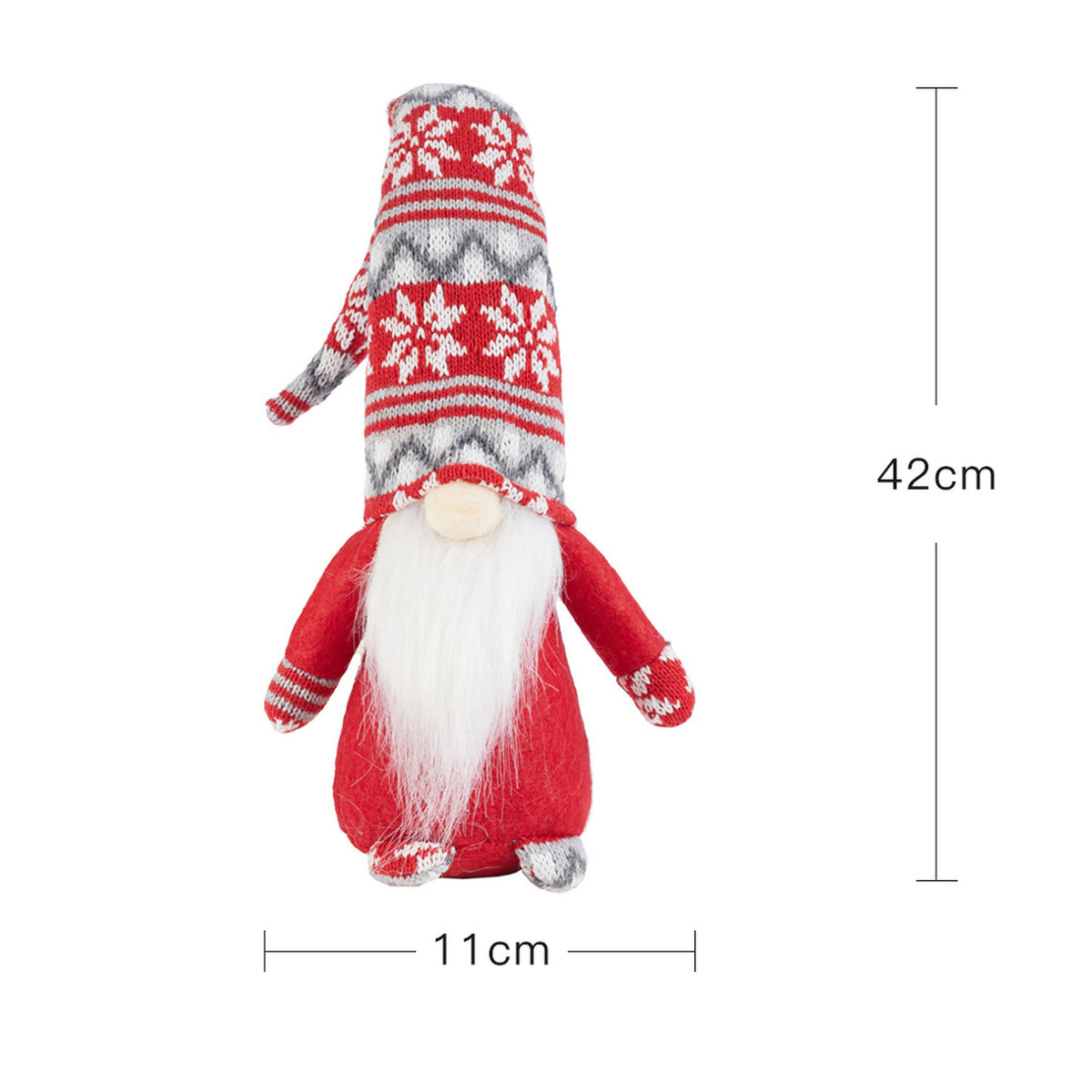 Plush Christmas Gnome Ornament 2 Pack