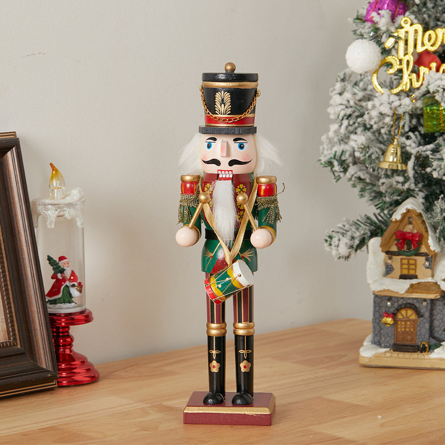 Wooden Nutcracker Soldier Christmas Ornament