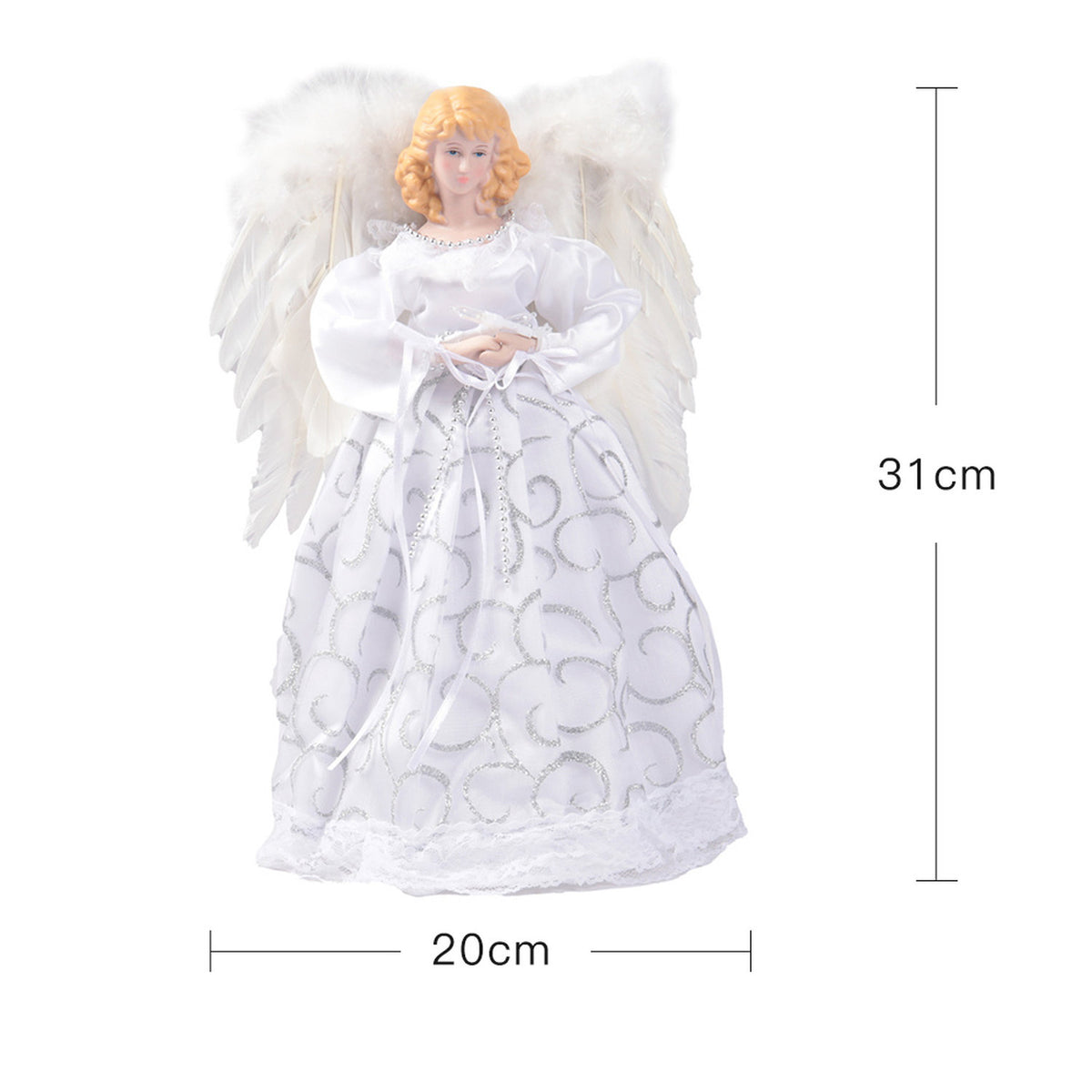LED Christmas Angel Tree Topper