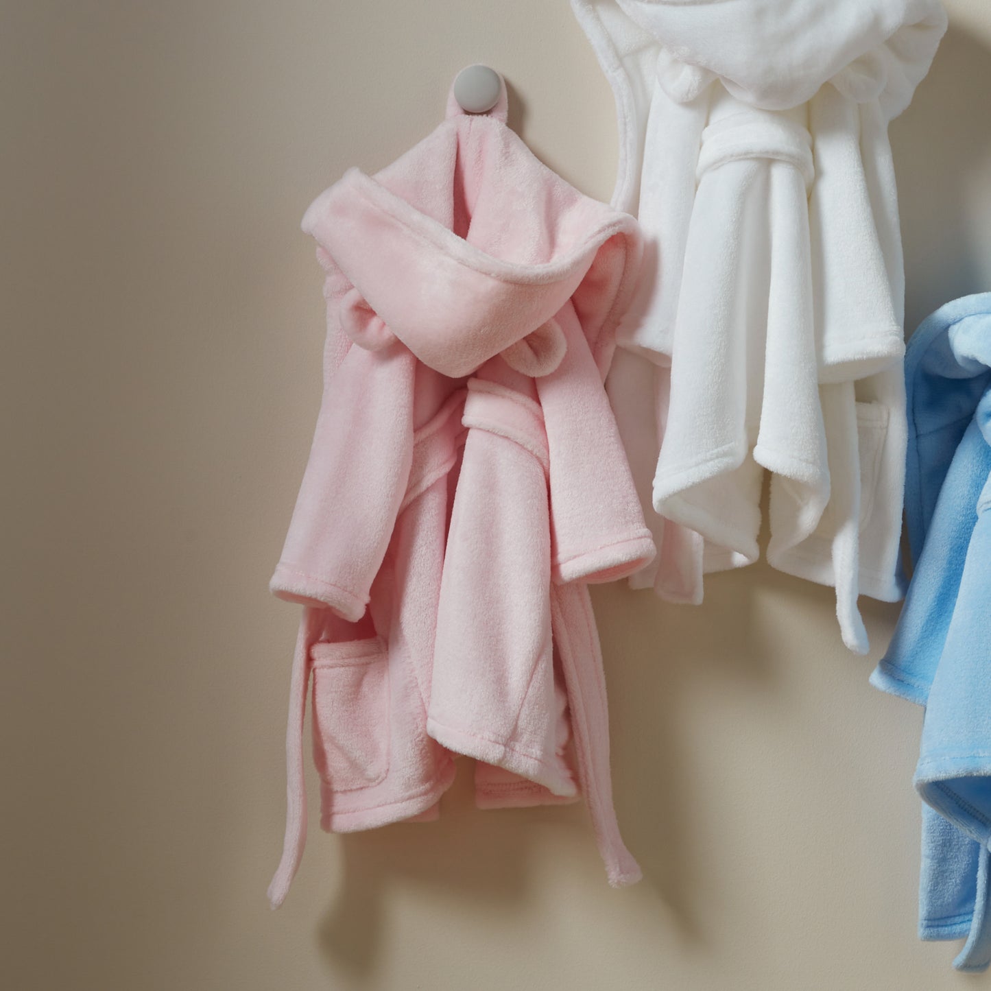Bambino Baby's First Dressing Gown - Pink 3-6 Months