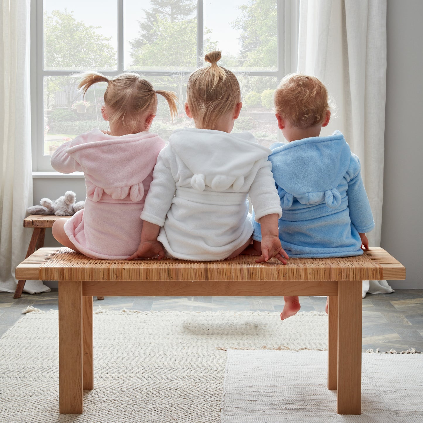 Bambino Baby's First Dressing Gown - White 3-6 Months