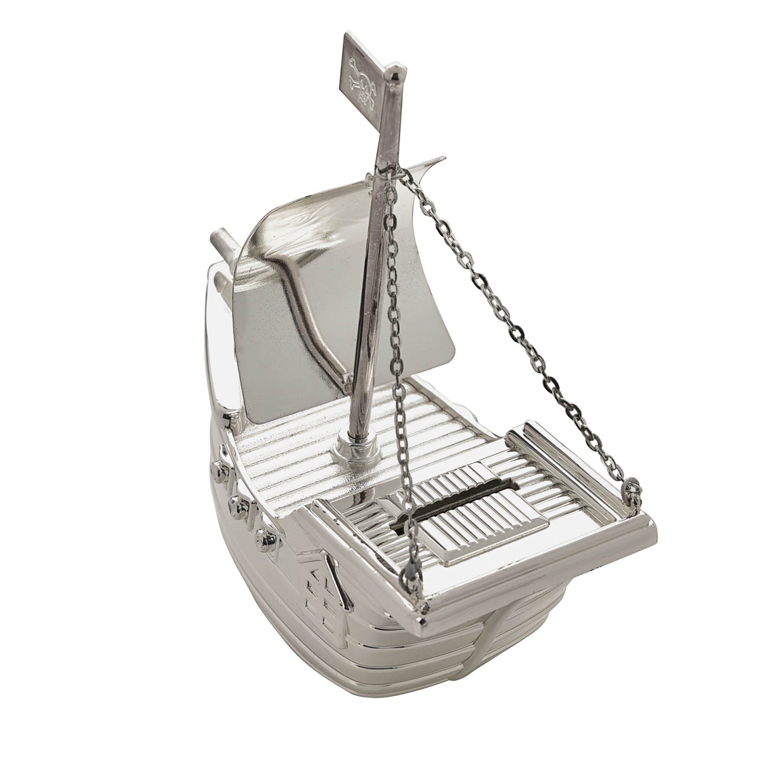 Bambino Plated Money Box Pirate Ship