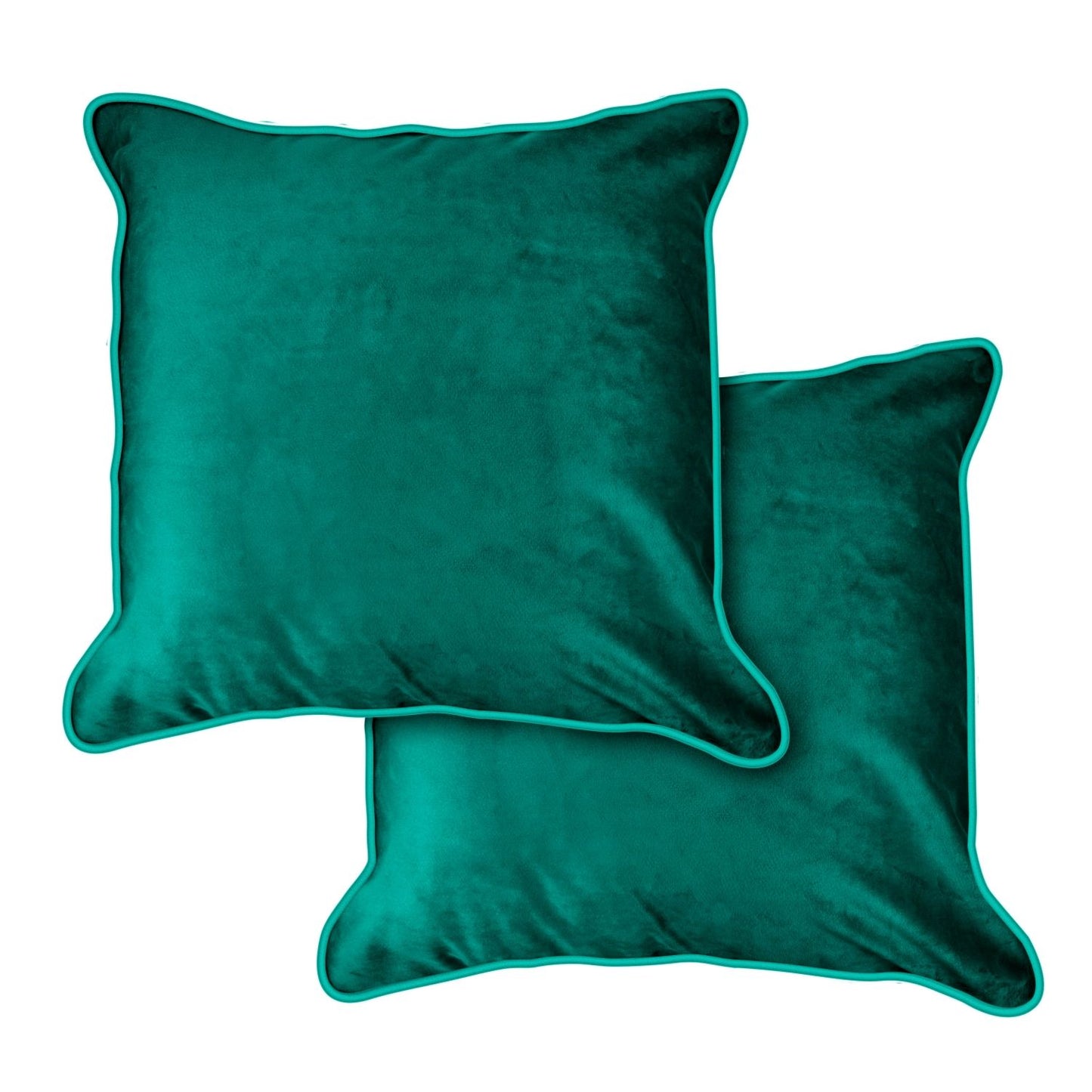 Chelsea Emerald Green Velvet Cushion Cover Pair (43cm x 43cm)