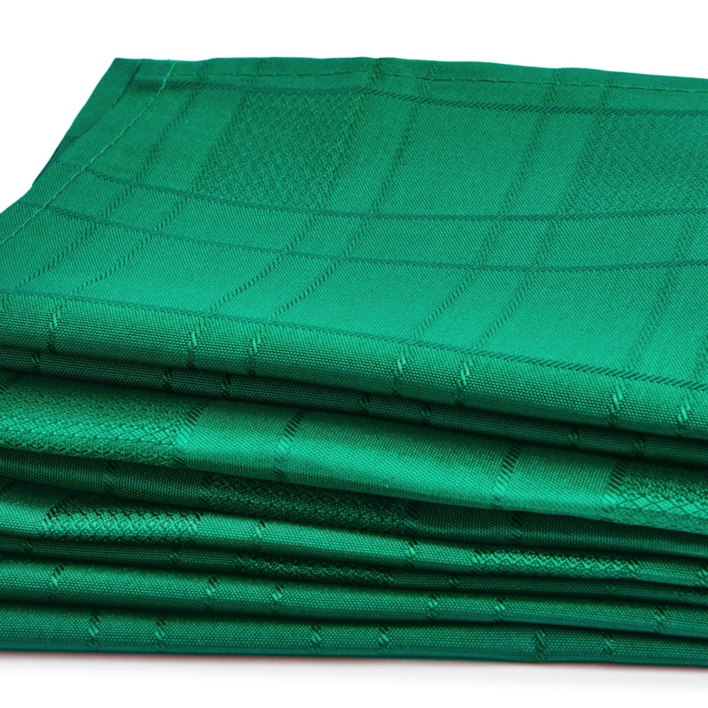 Chequers Forest Green Jacquard Napkin (Set of 4)