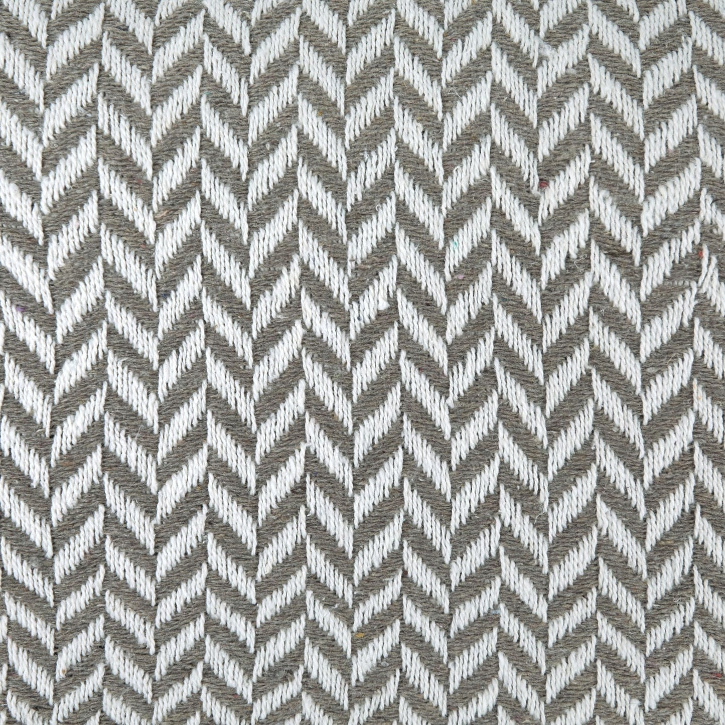 Cherokee Taupe Scandi Woven Recycled Cotton Throw