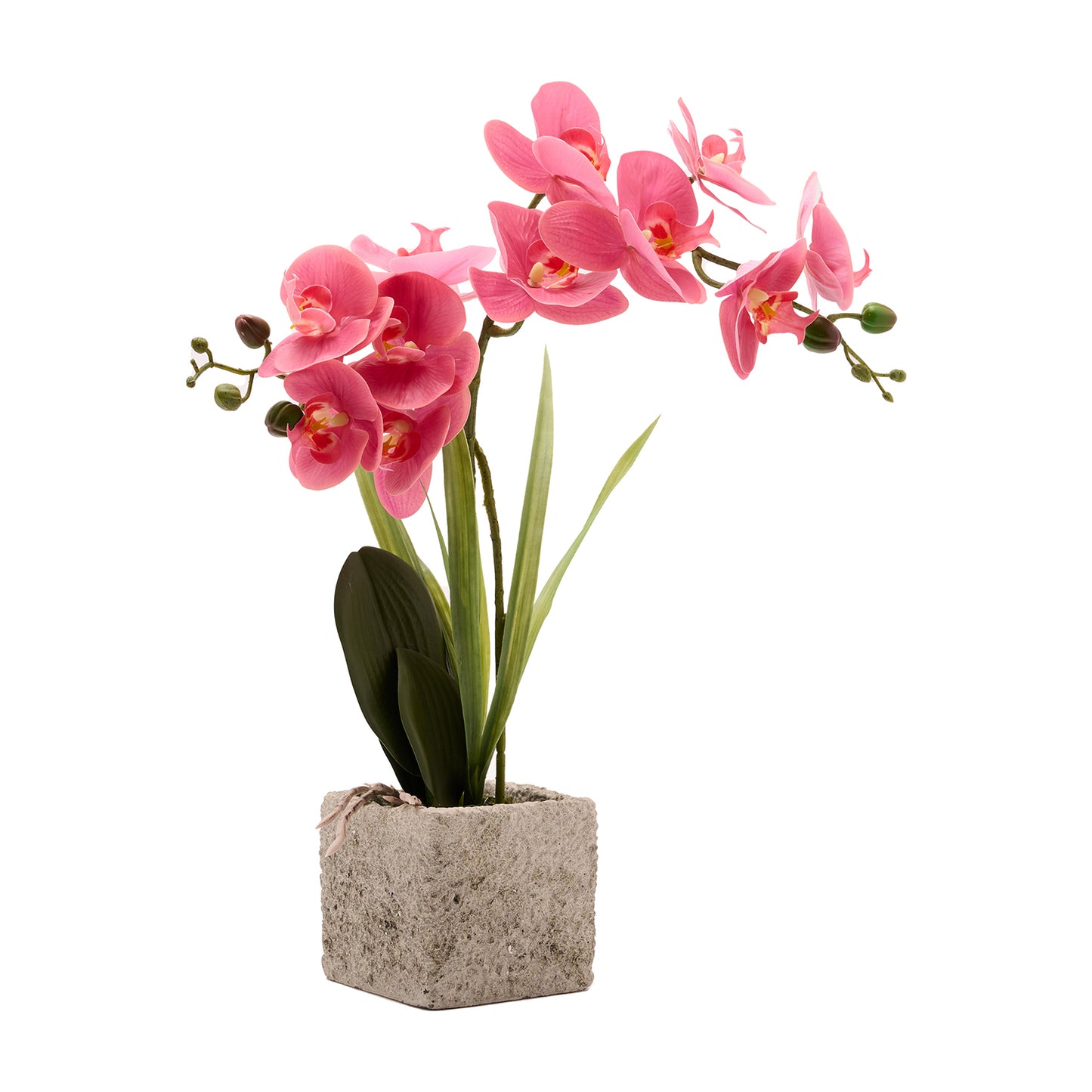 Artificial Dusky Pink Potted Orchid